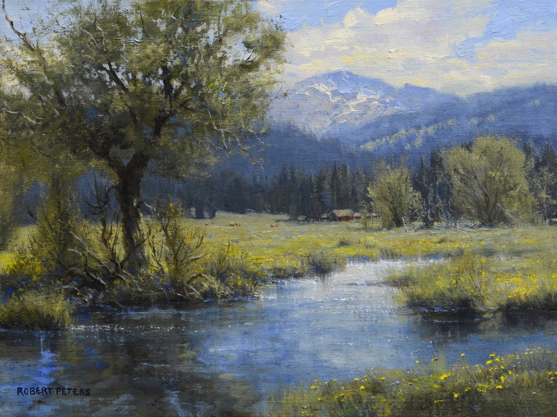 The Ranch Pond by Robert Peters