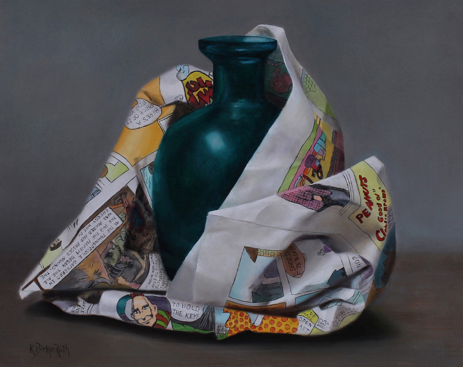Laughing Glass by Kelly Birkenruth