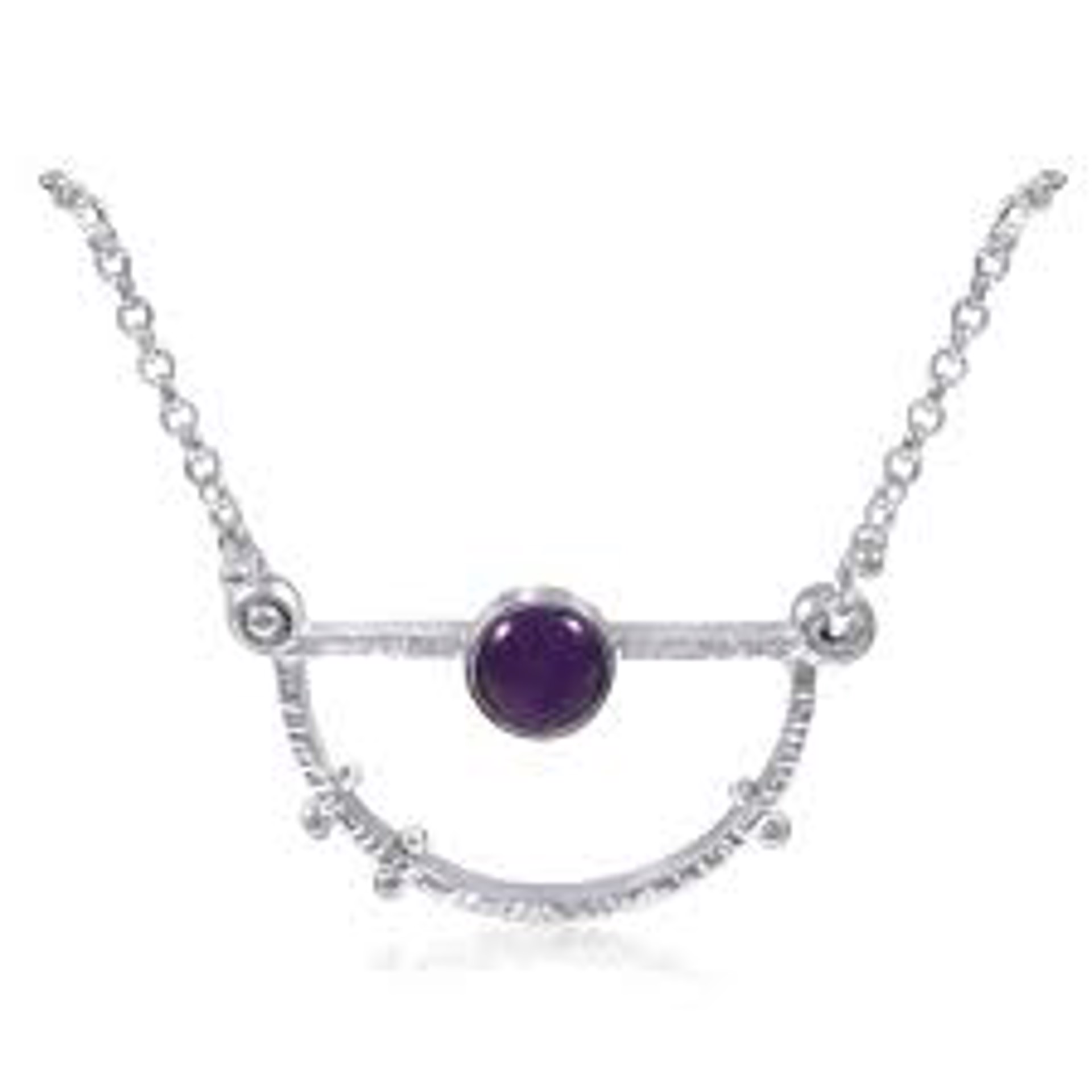 Mini Half Moon Necklace- Lolite by Kristen Baird