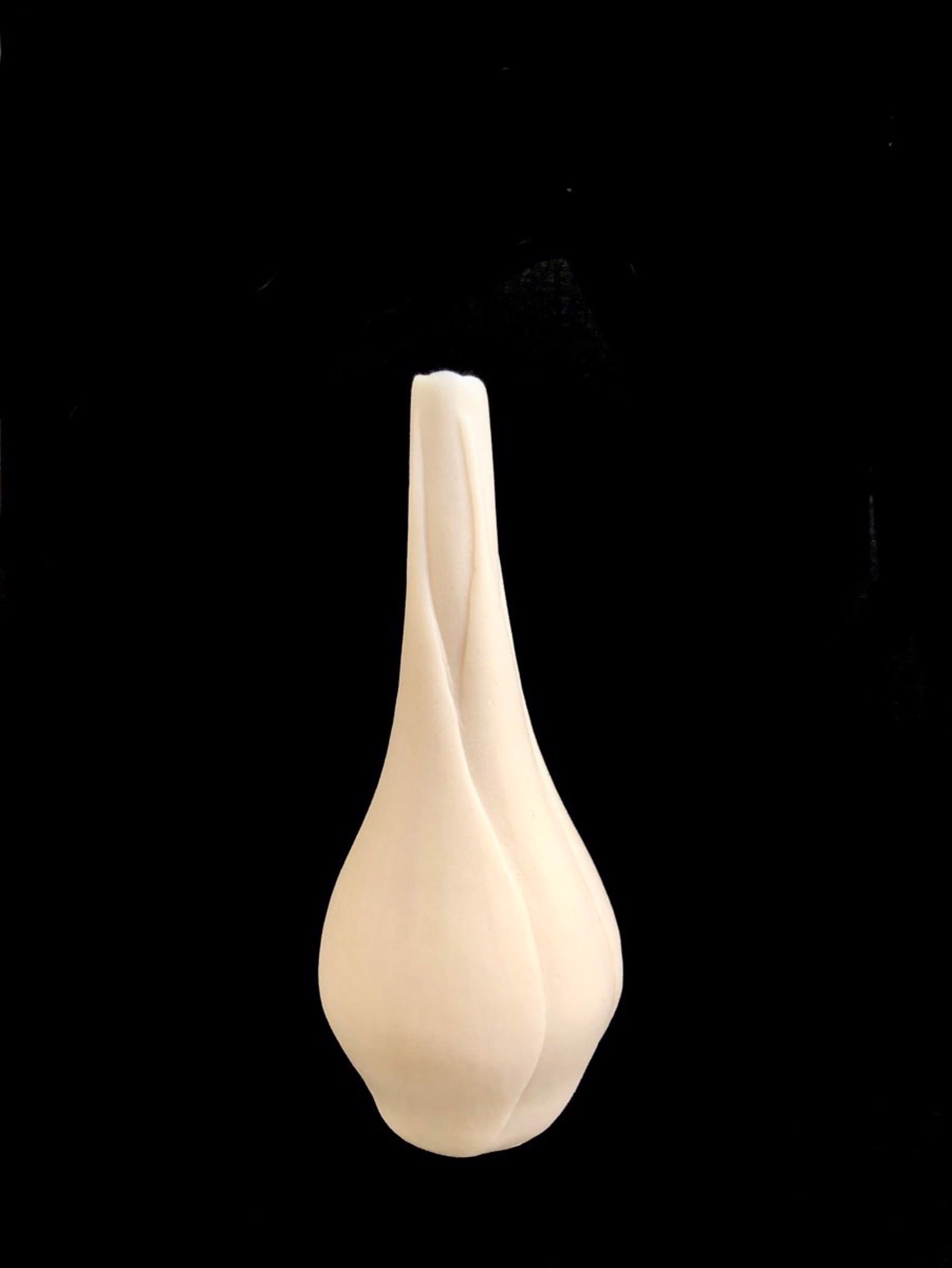 4-Petal Sepal Porcelain Vessel by Mary Lynn Portera