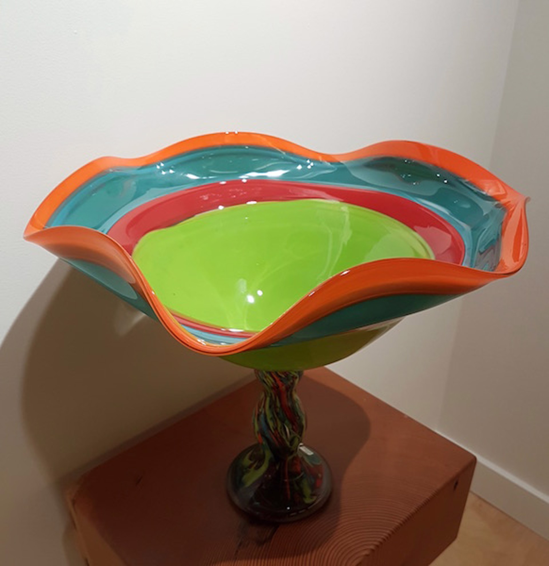 Life a kilter stemmed bowl by Hayden MacRae