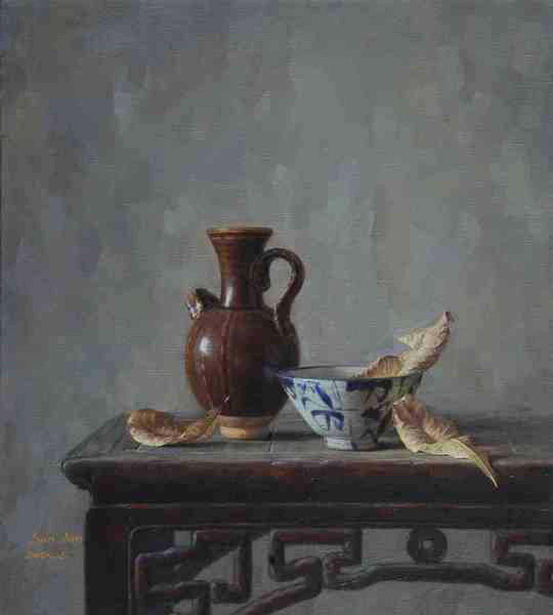 Still Life with Pottery by Sun Jun