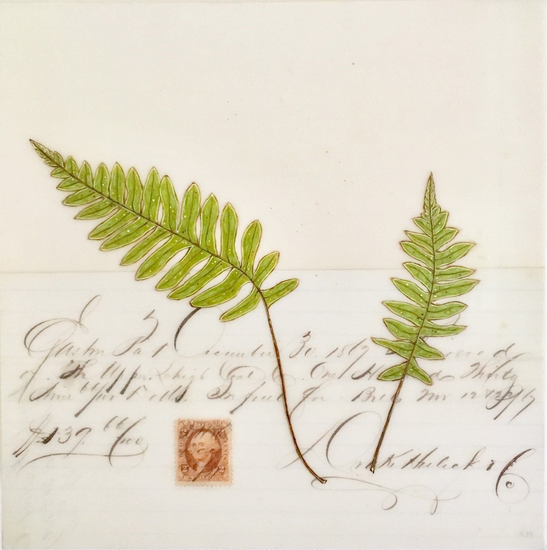 Pair of Ferns by Kenna Moser