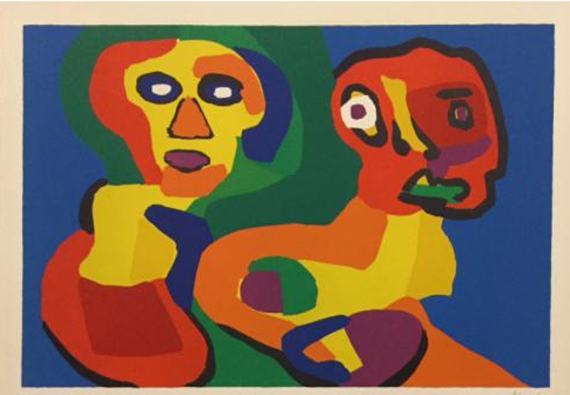 Twins Maybe by Karel Appel