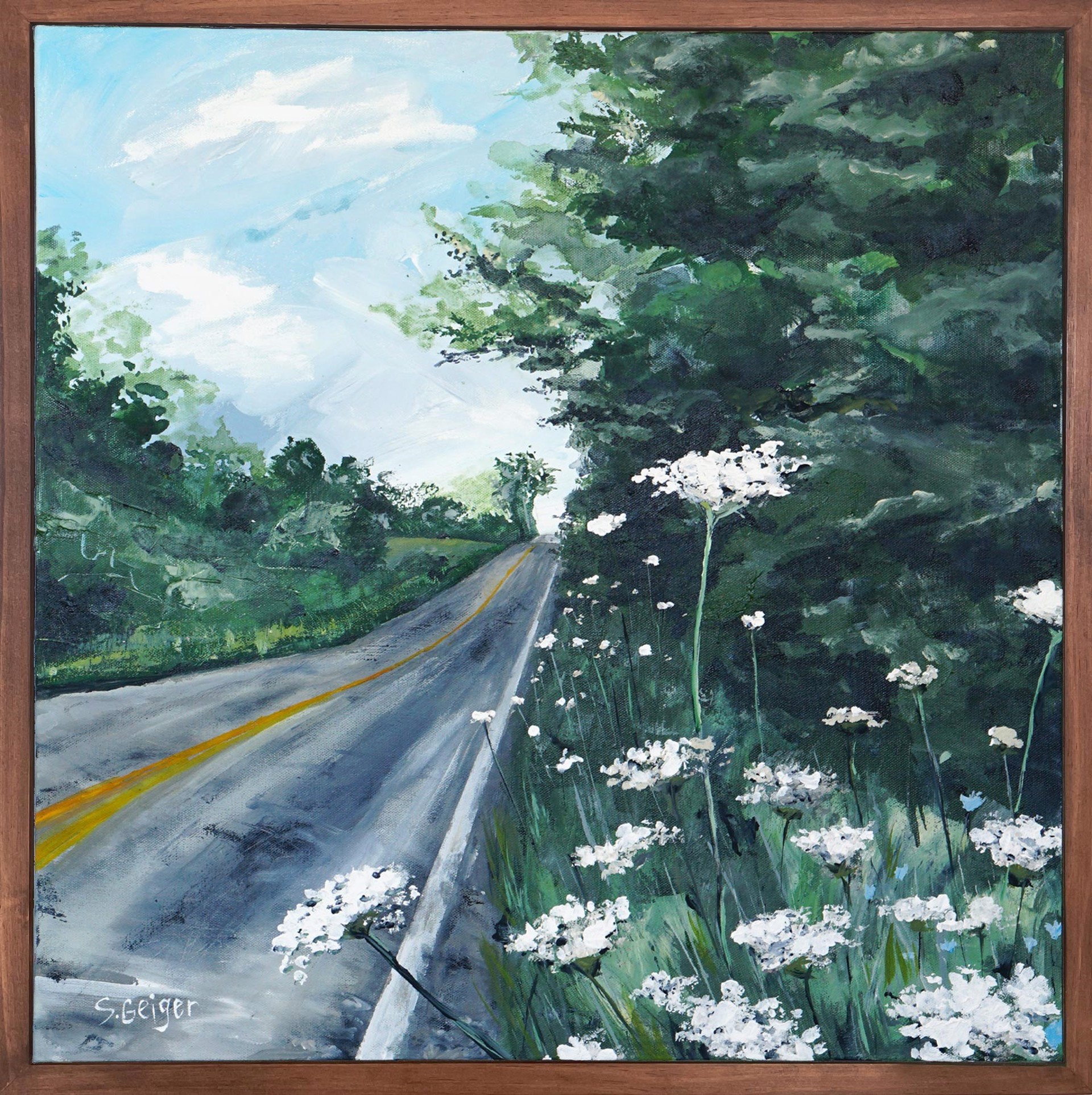 County Road Wildflowers by Susan Geiger