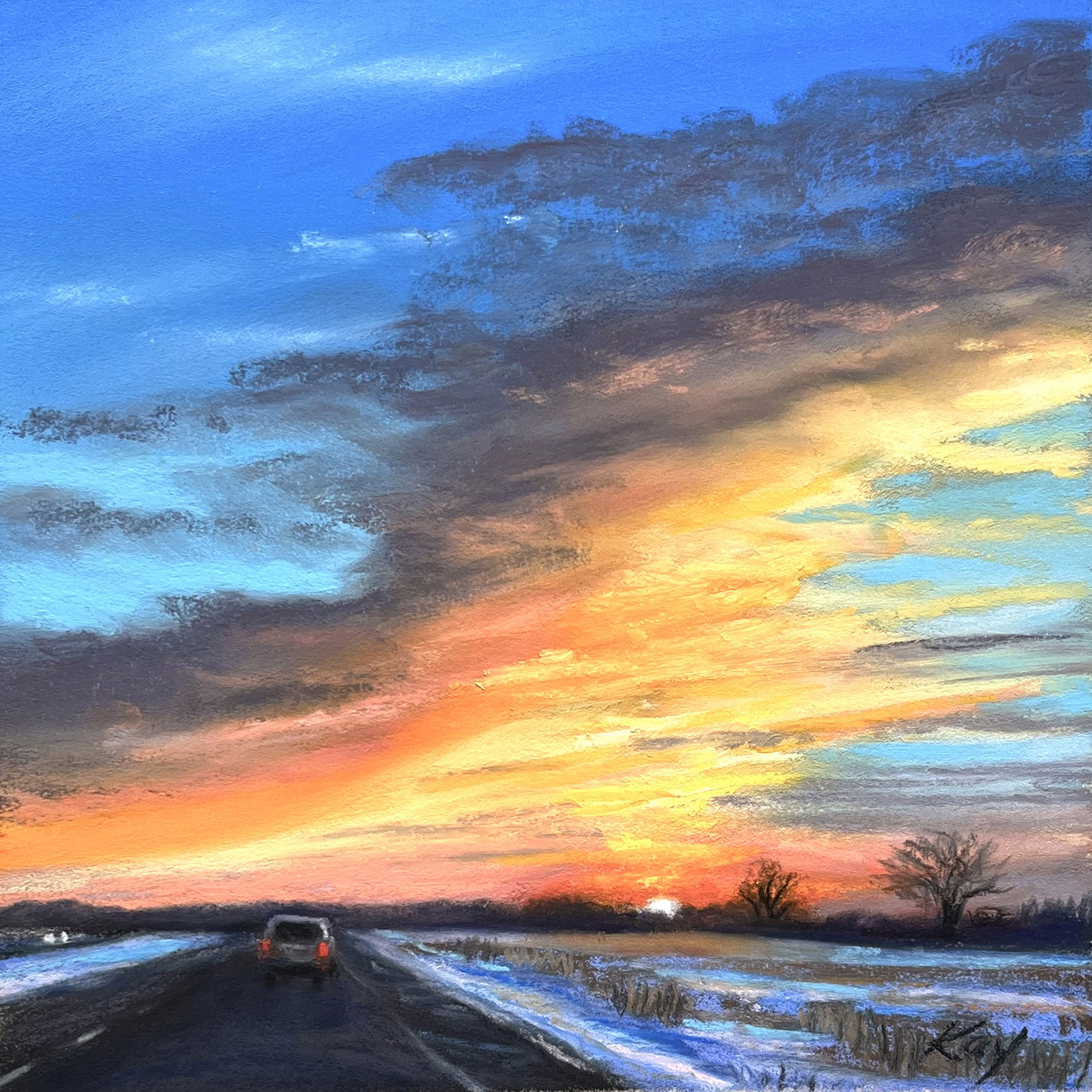 Warmed Cold Road by Kay Brathol-Hostvet