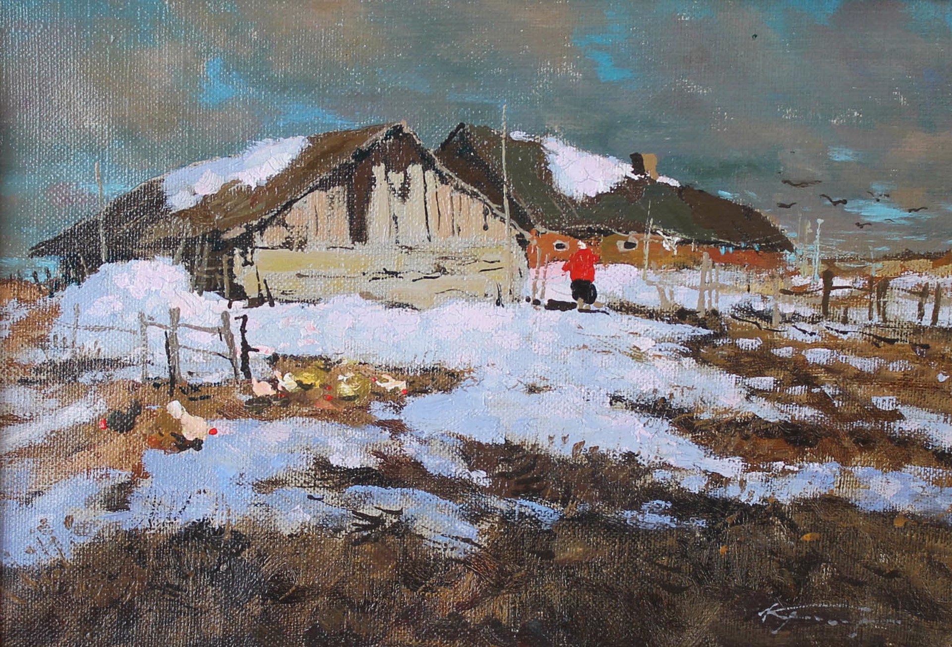 Old Barns by Alexander Kremer | Paul Scott Gallery