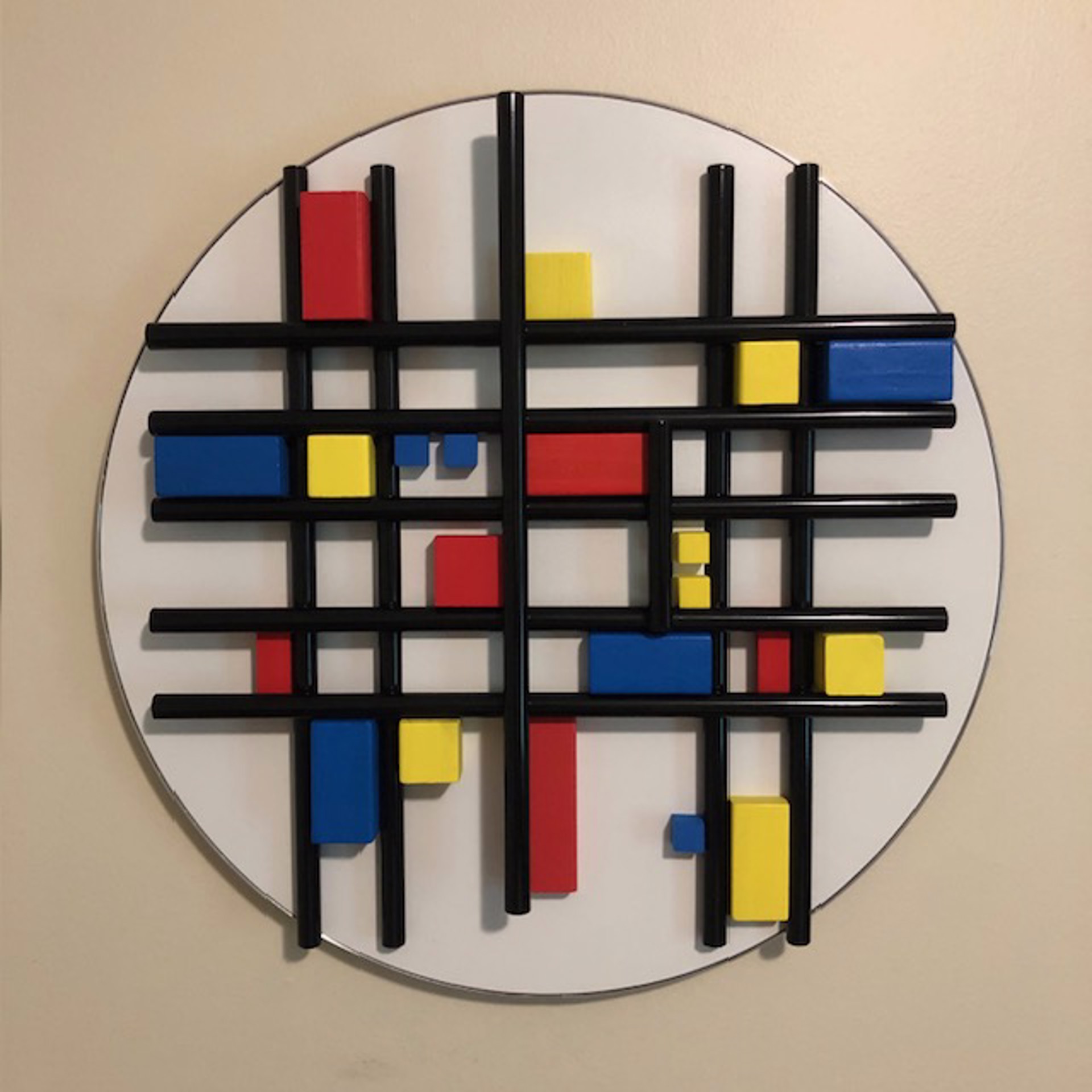 Round Mondrians by Joel Reines