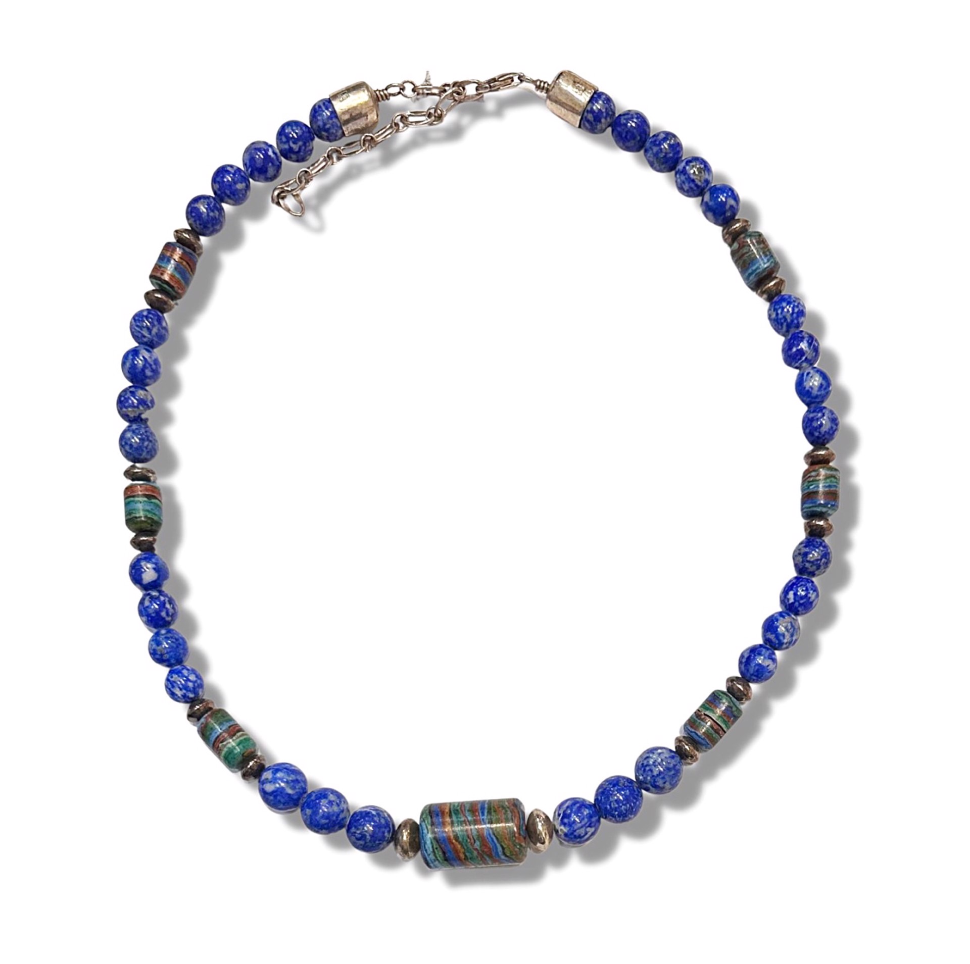 Necklace: Bluestones & Fordite by Kai Cook