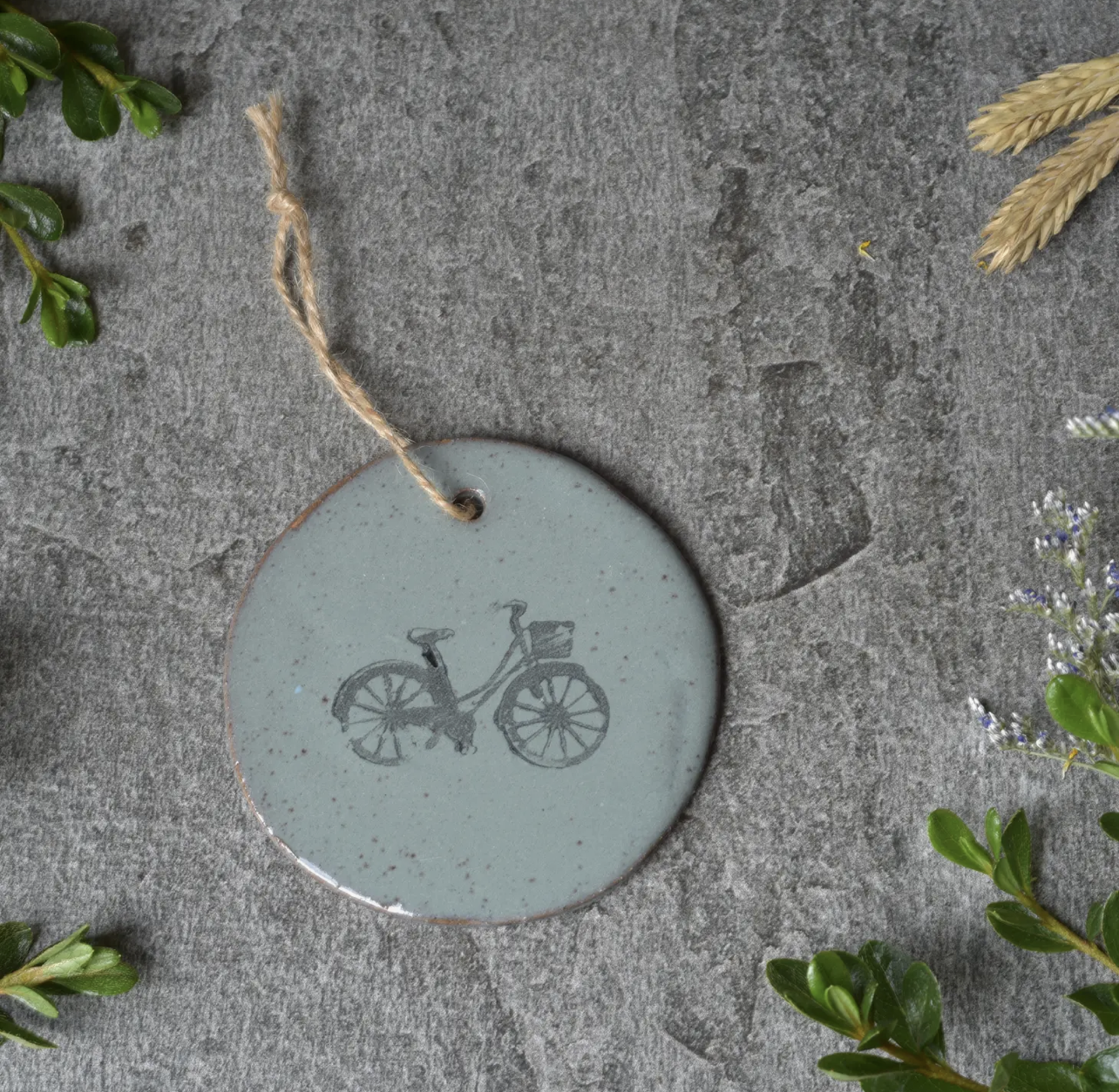 Ornament | Bike | Light Green by Mud Maker