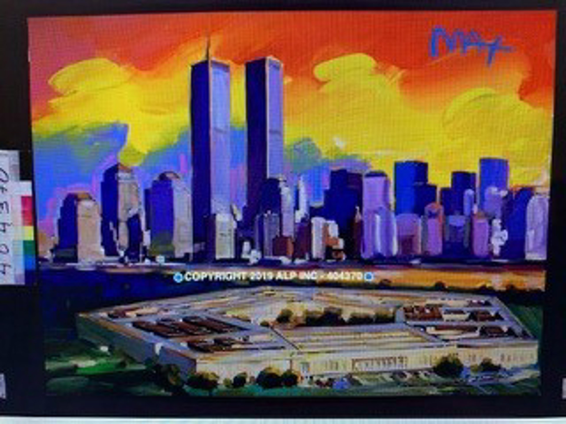 9/11 10th Anniversary by Peter Max