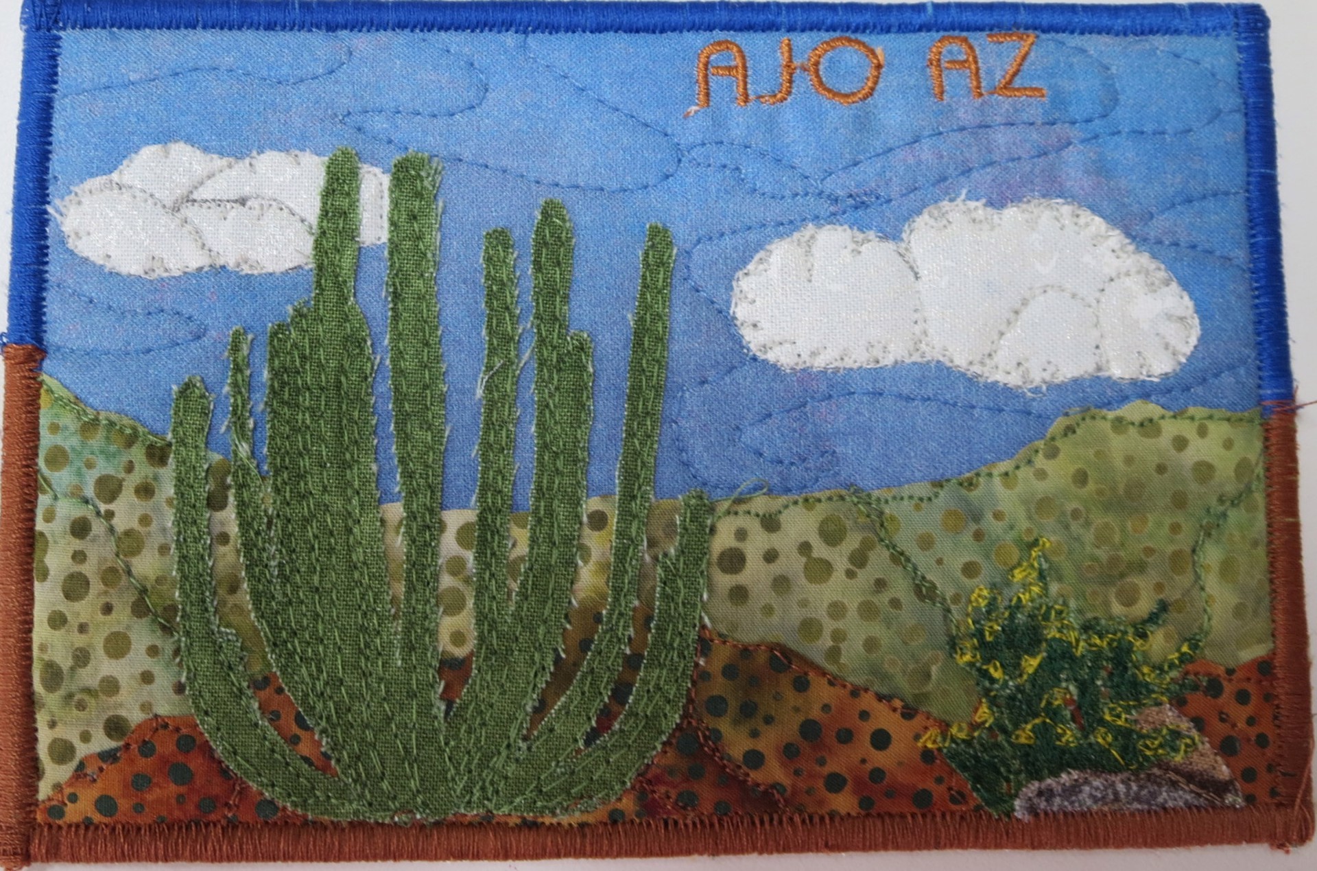 Organ Pipe Postcard 4 by Cheryl Langer