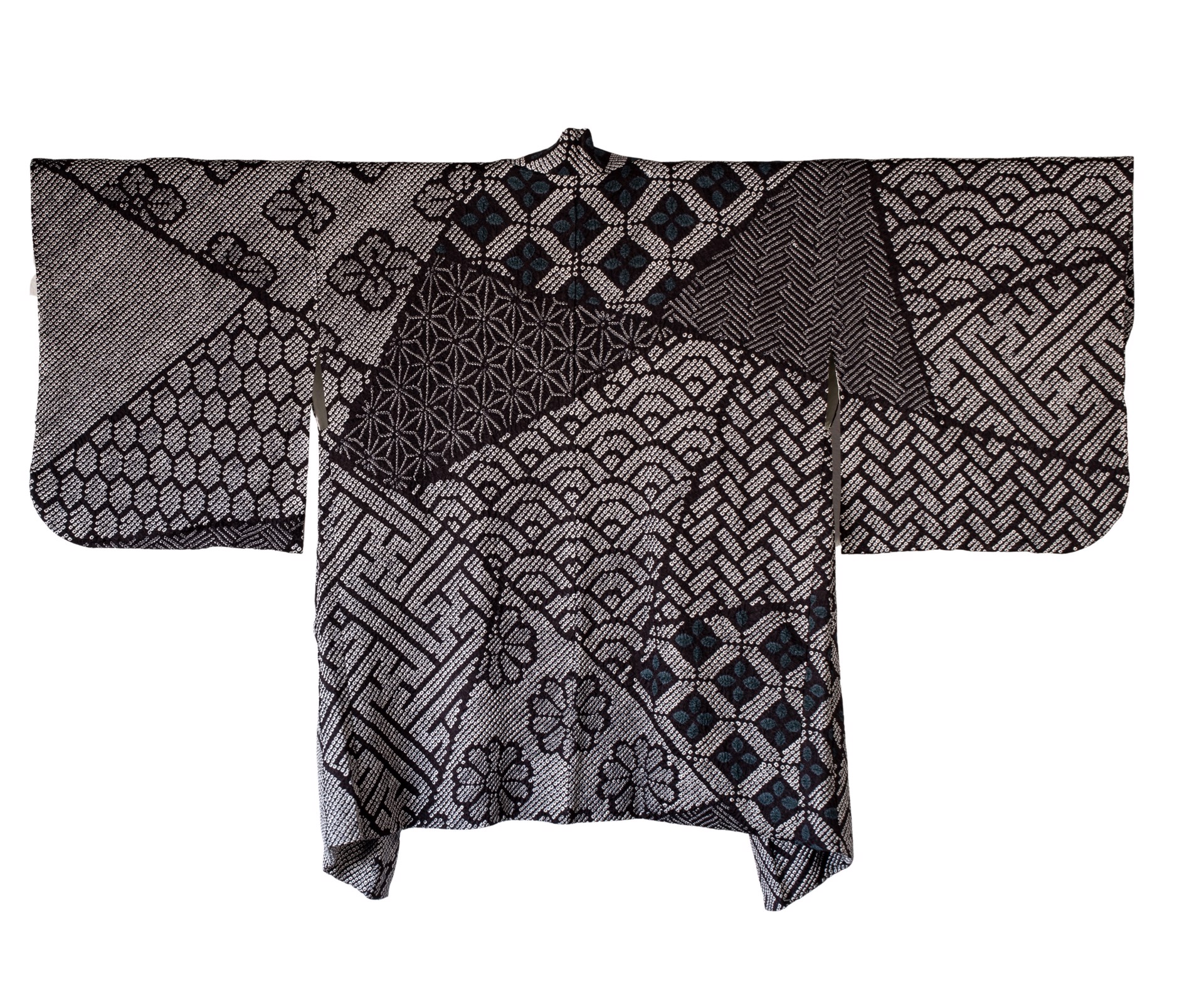 Vintage Full Shibori Jacket by Kimono