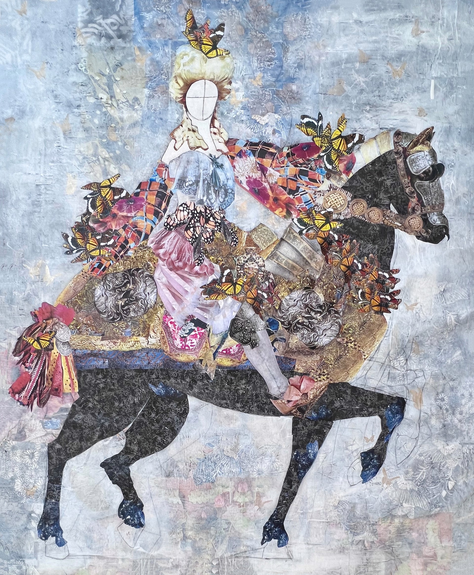 Figure with Horse by Demond Matsuo