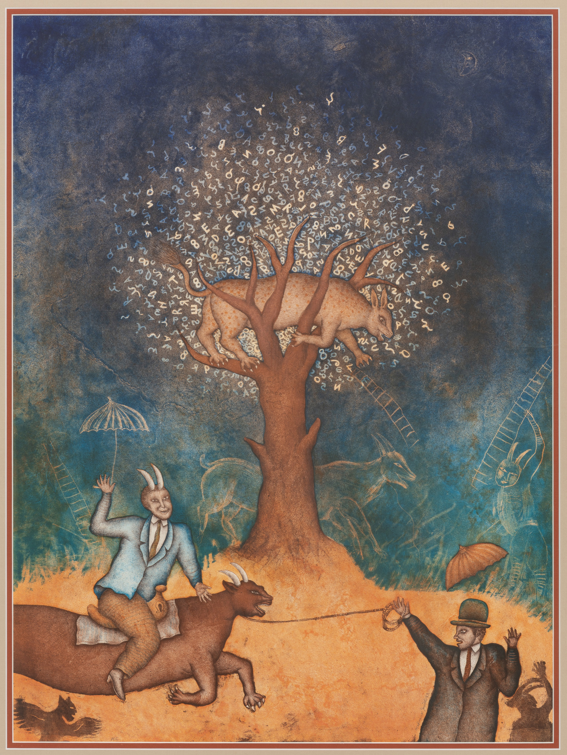 The Alphabet Tree II by Maximino Javier