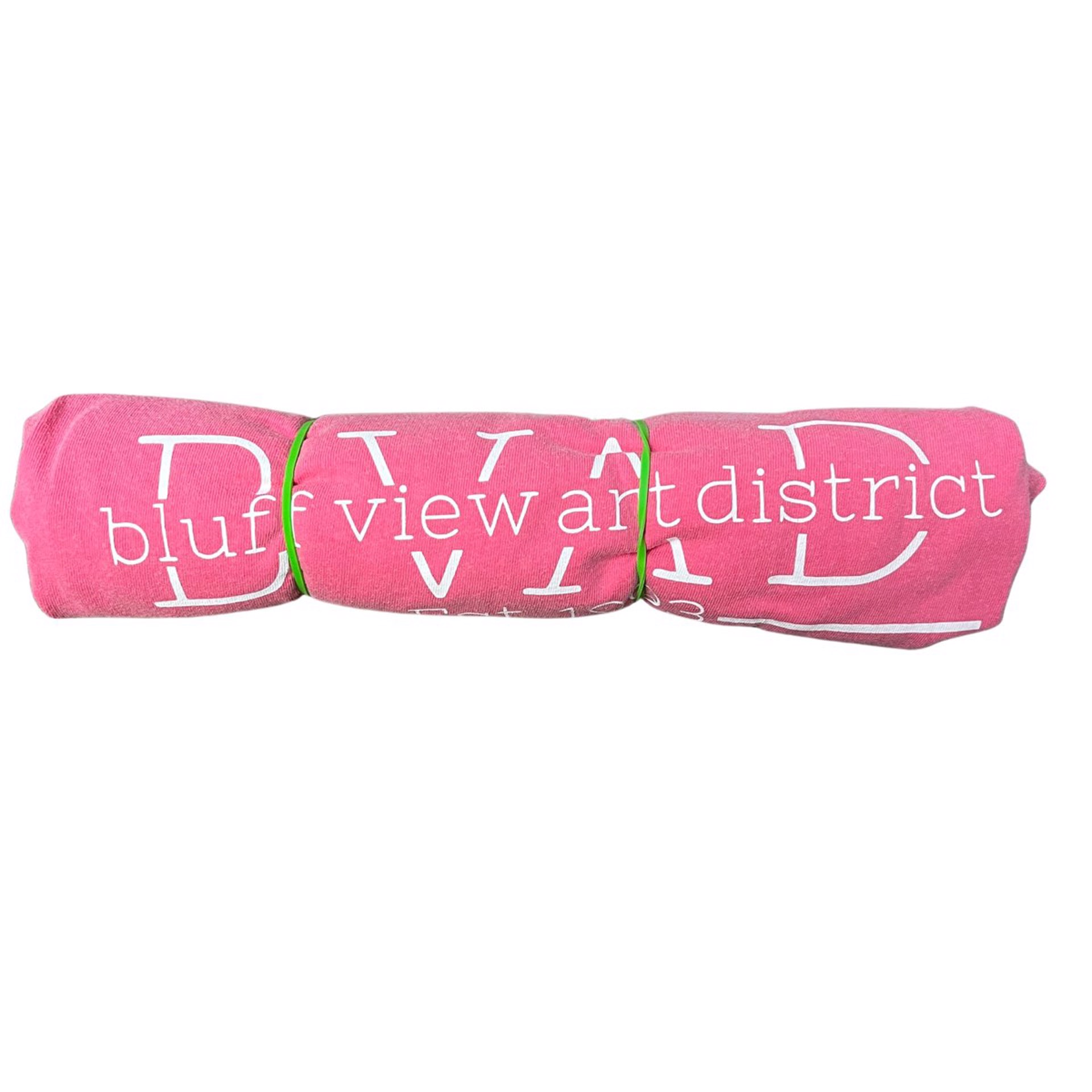 Bluff View Art District Shirt - Pink L by Bluff View Art District