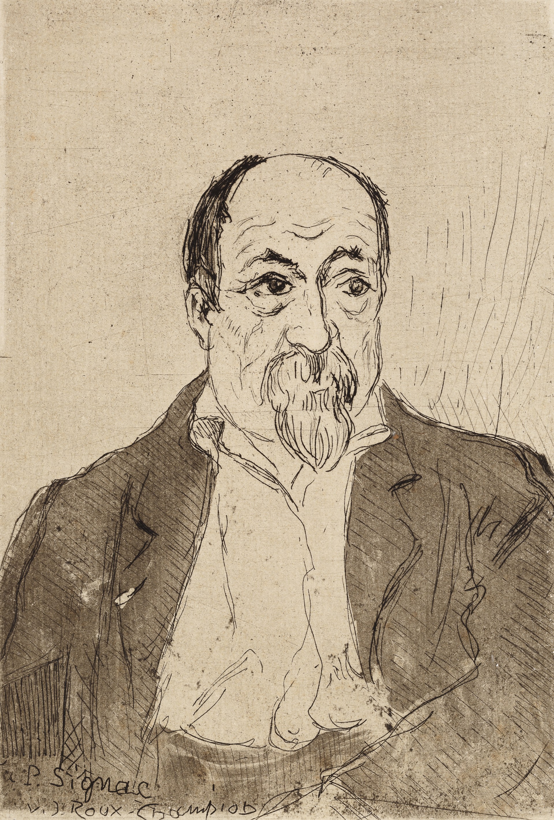 Portrait of Paul Signac by Joseph Victor Roux Champion