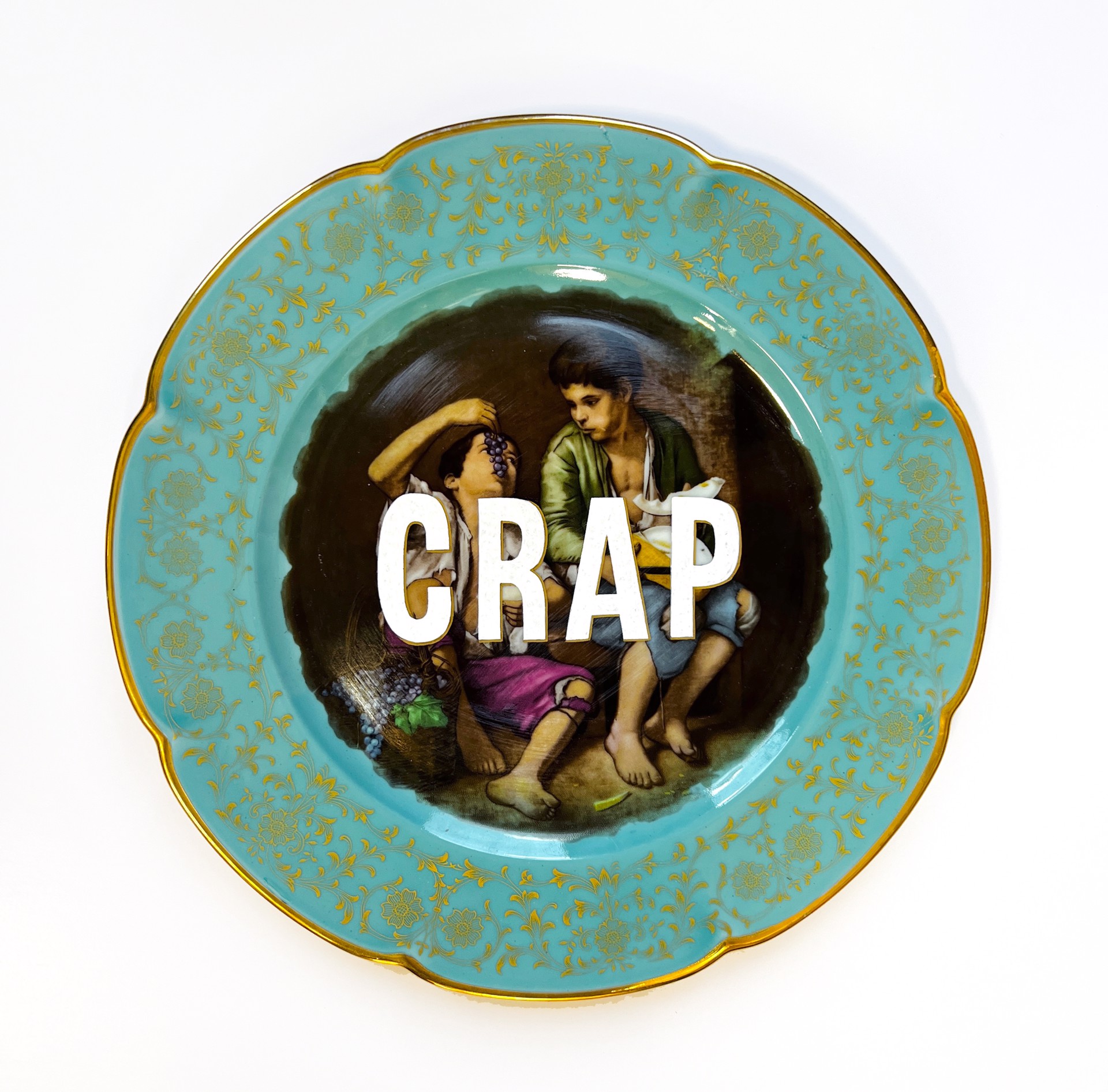 Crap (dinner plate) by Marie-Claude Marquis