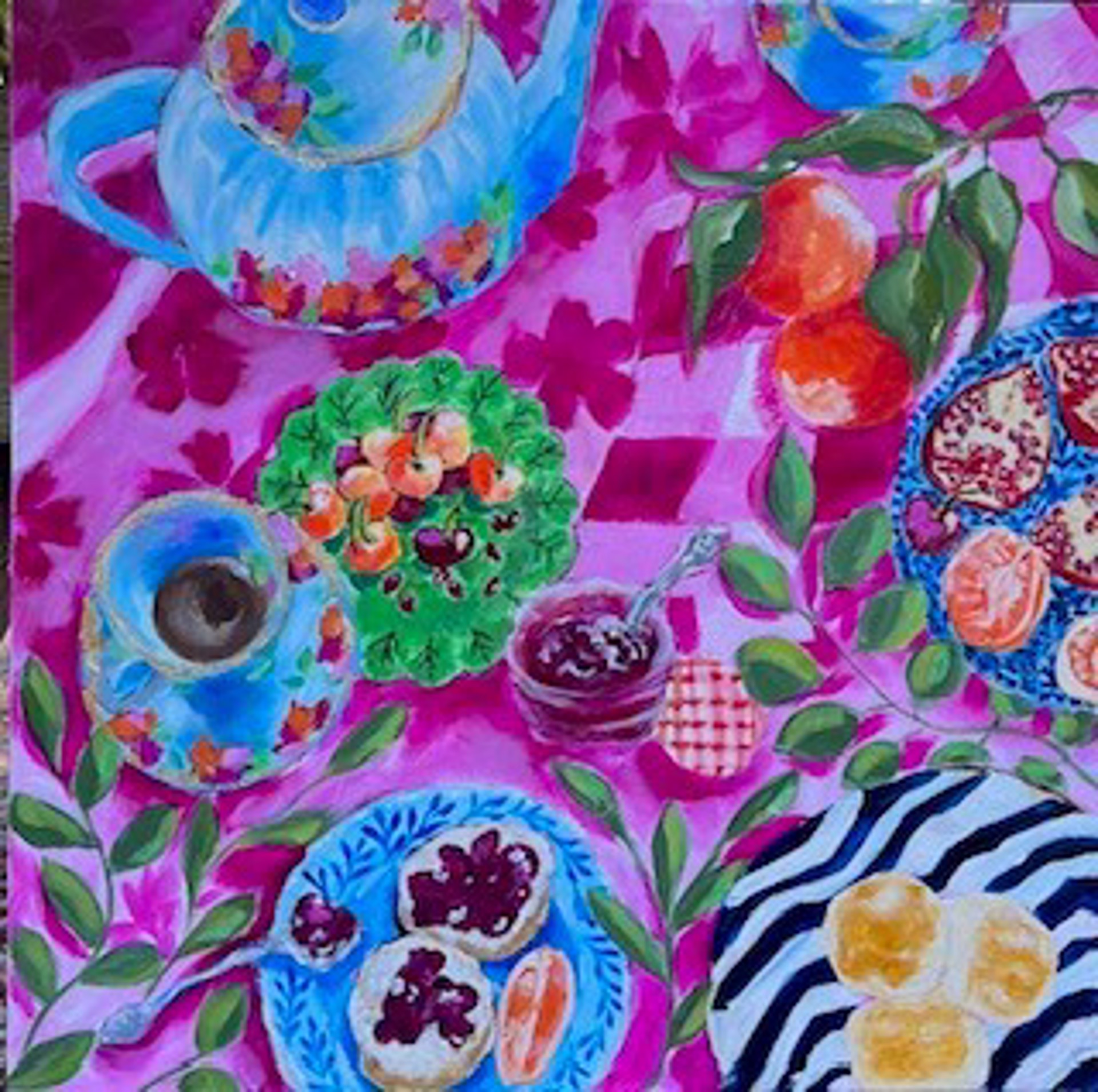 Biscuits and Cherry Jam by Karen Cannon