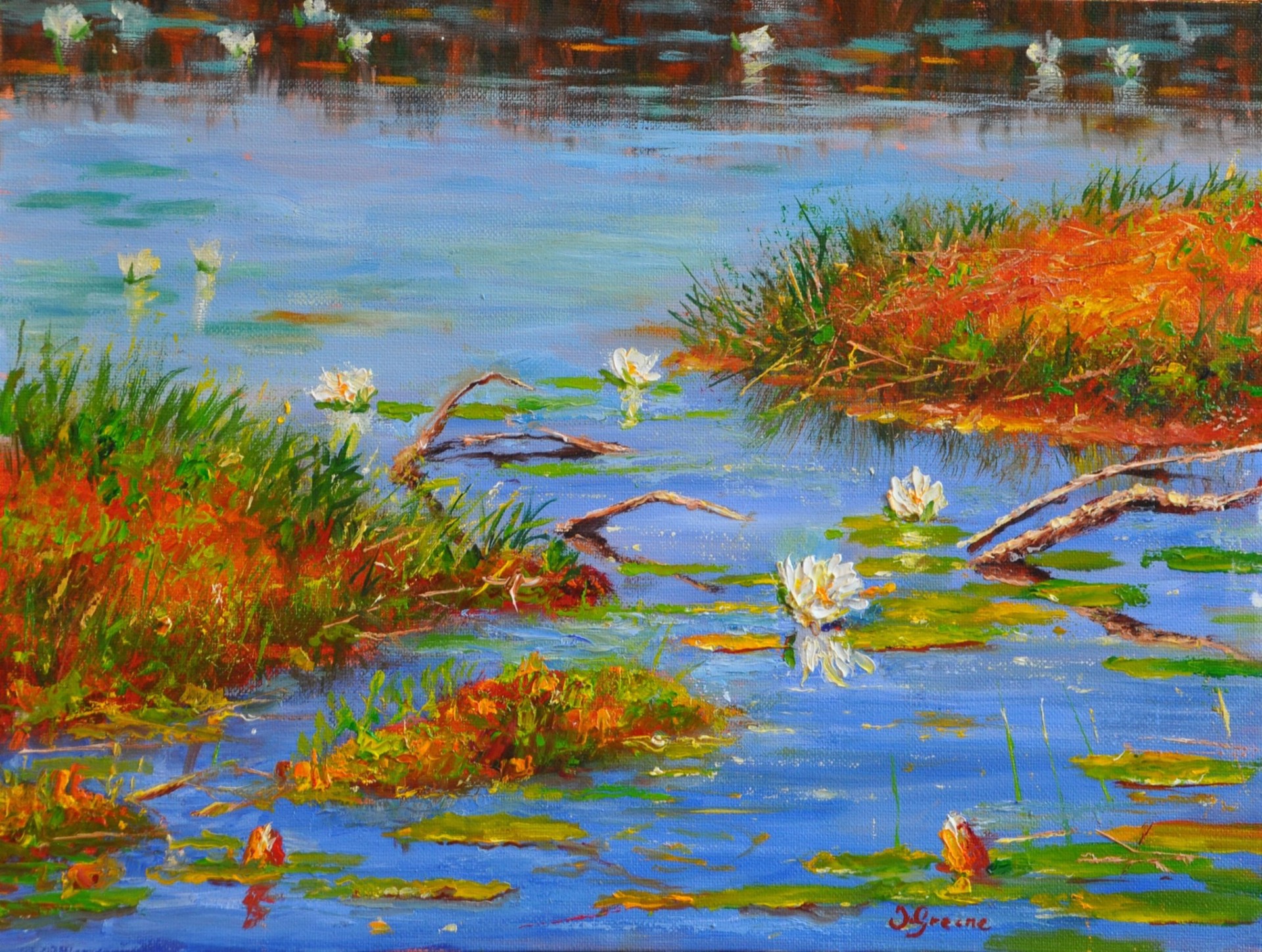 Lily Pond Pointers by Michael Greene