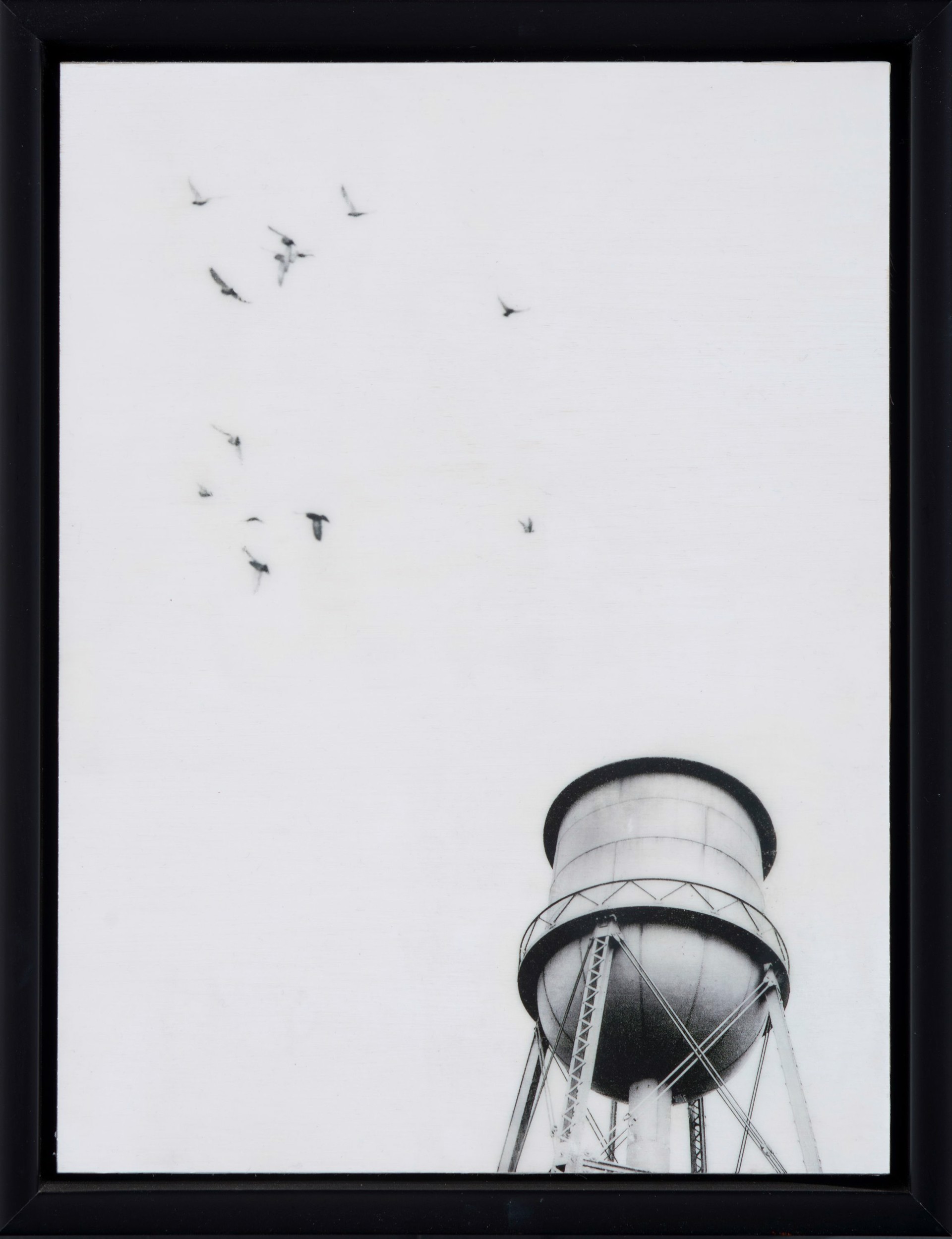 Water Tower with Birds #0920-03 by Suzie Buchholz