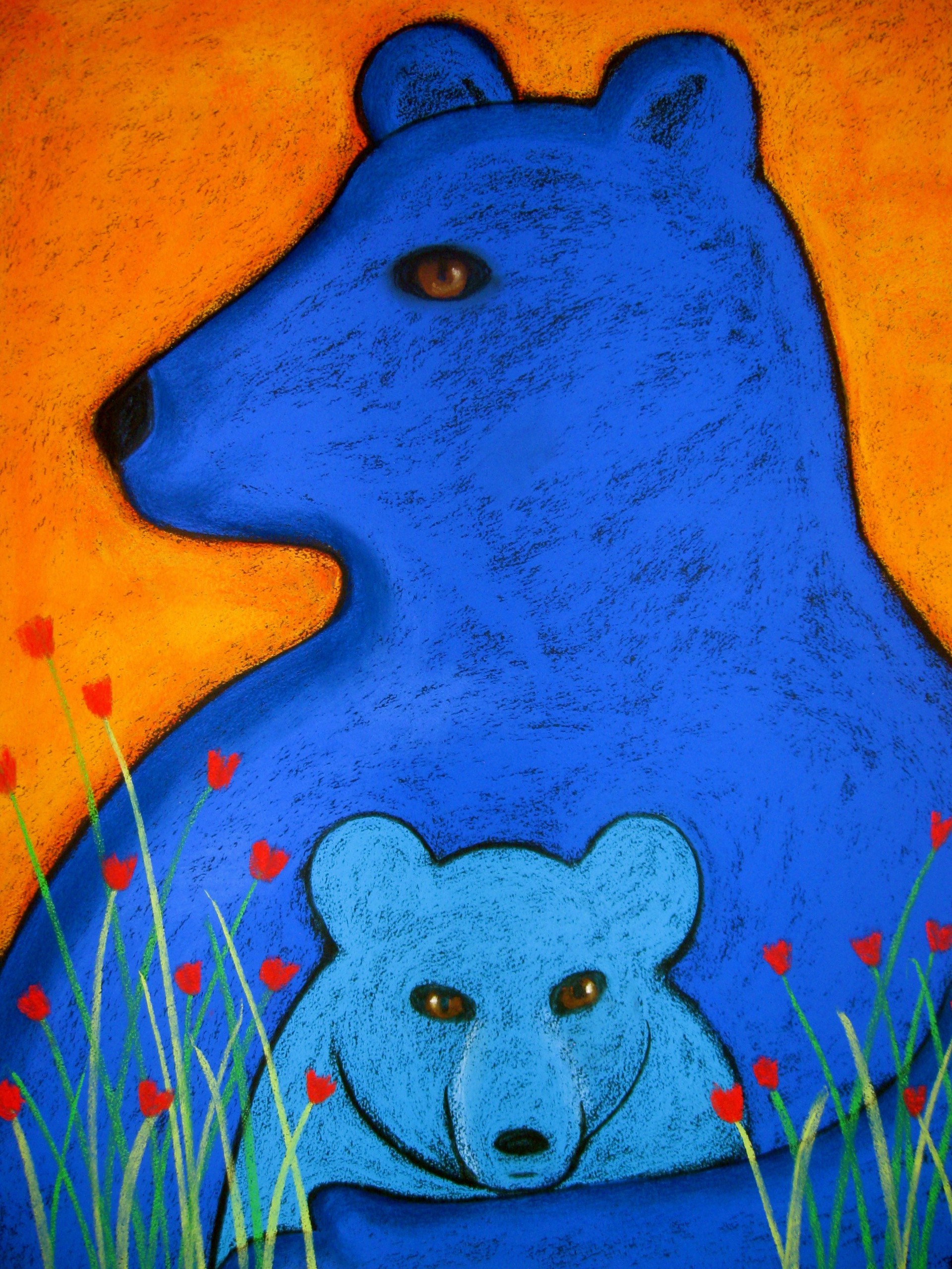 Papa Bear - SOLD available for commission by Carole LaRoche