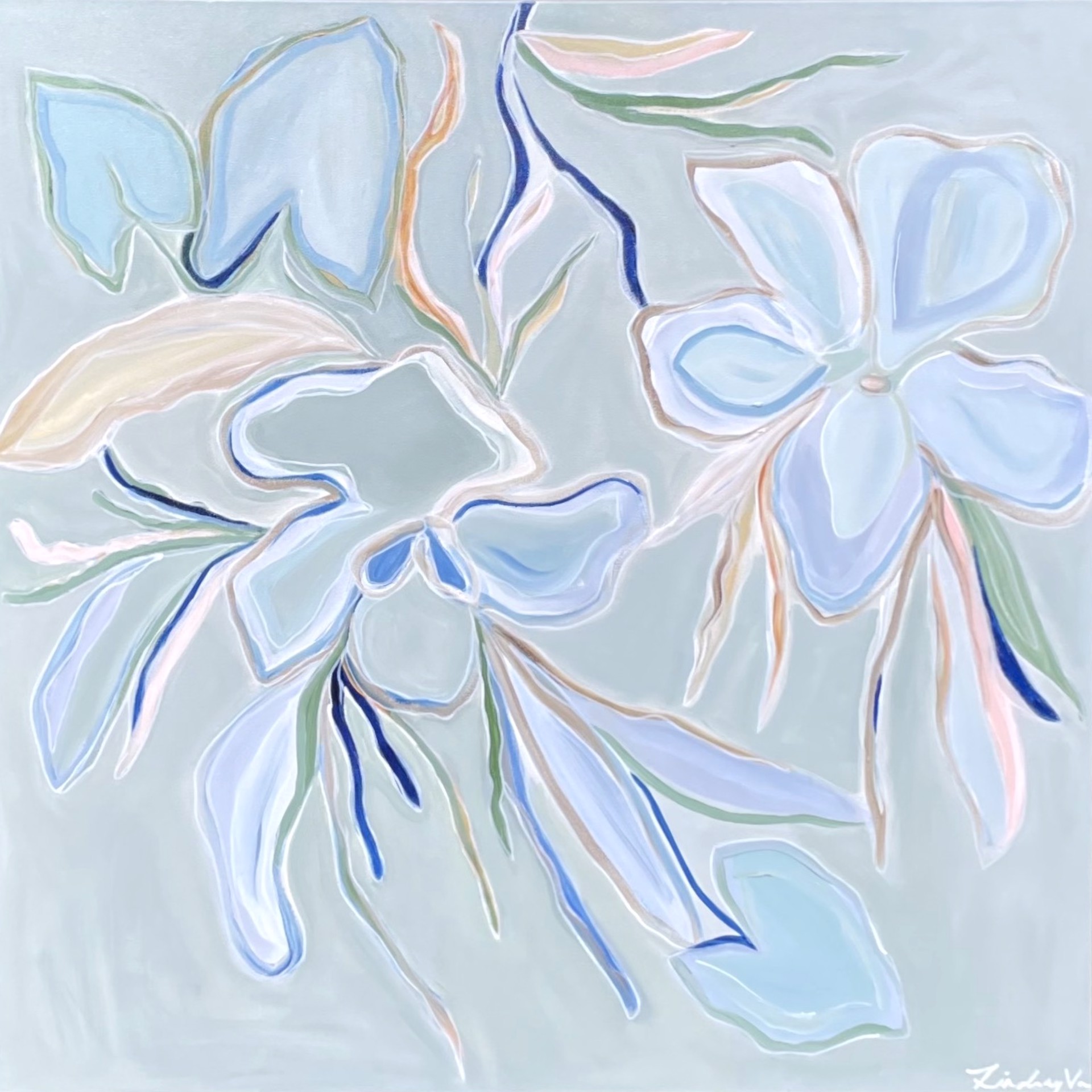 Orchid Daze I by Lindsay Von