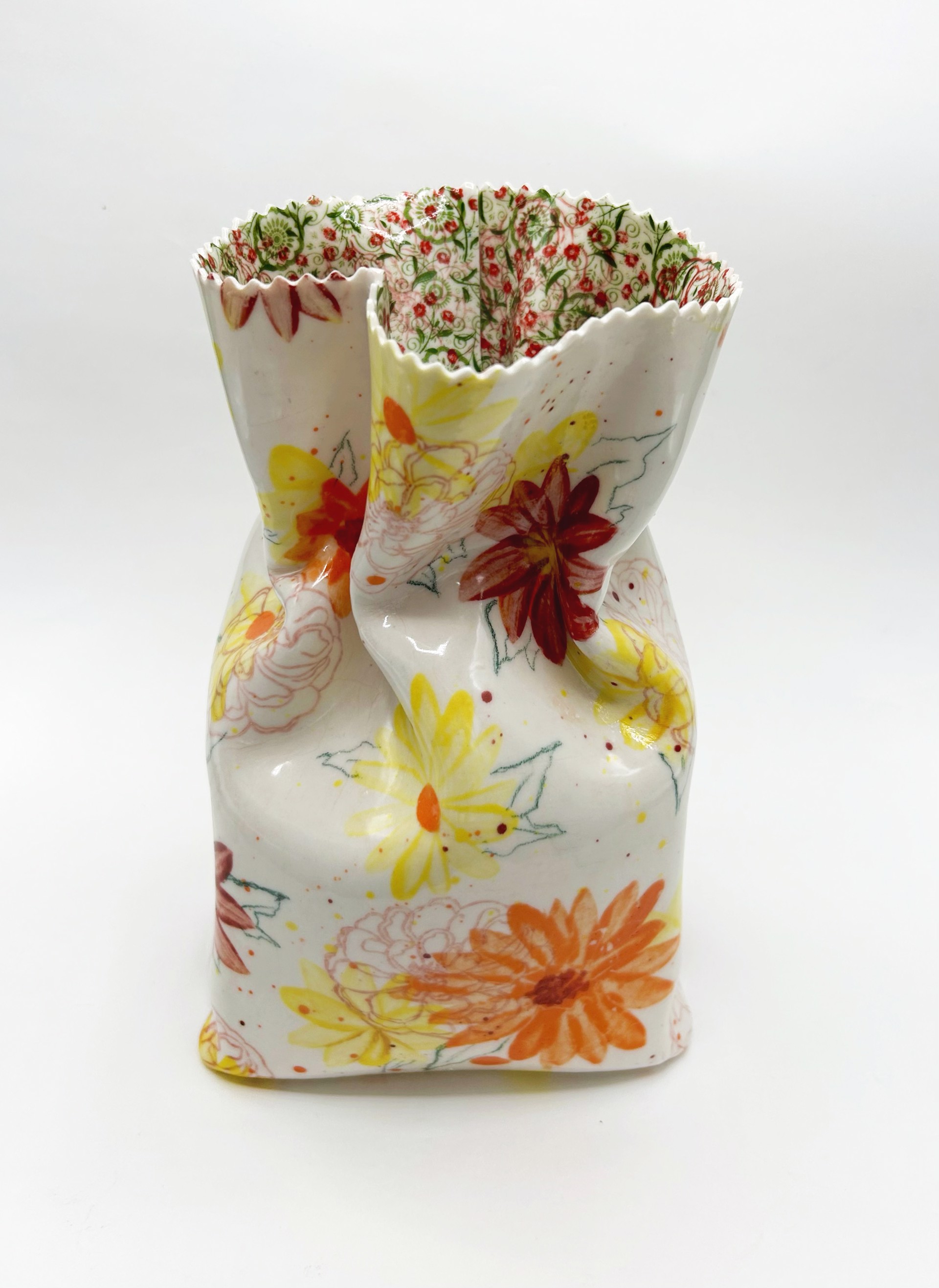 Vase with Flowers by Chandra Beadleston