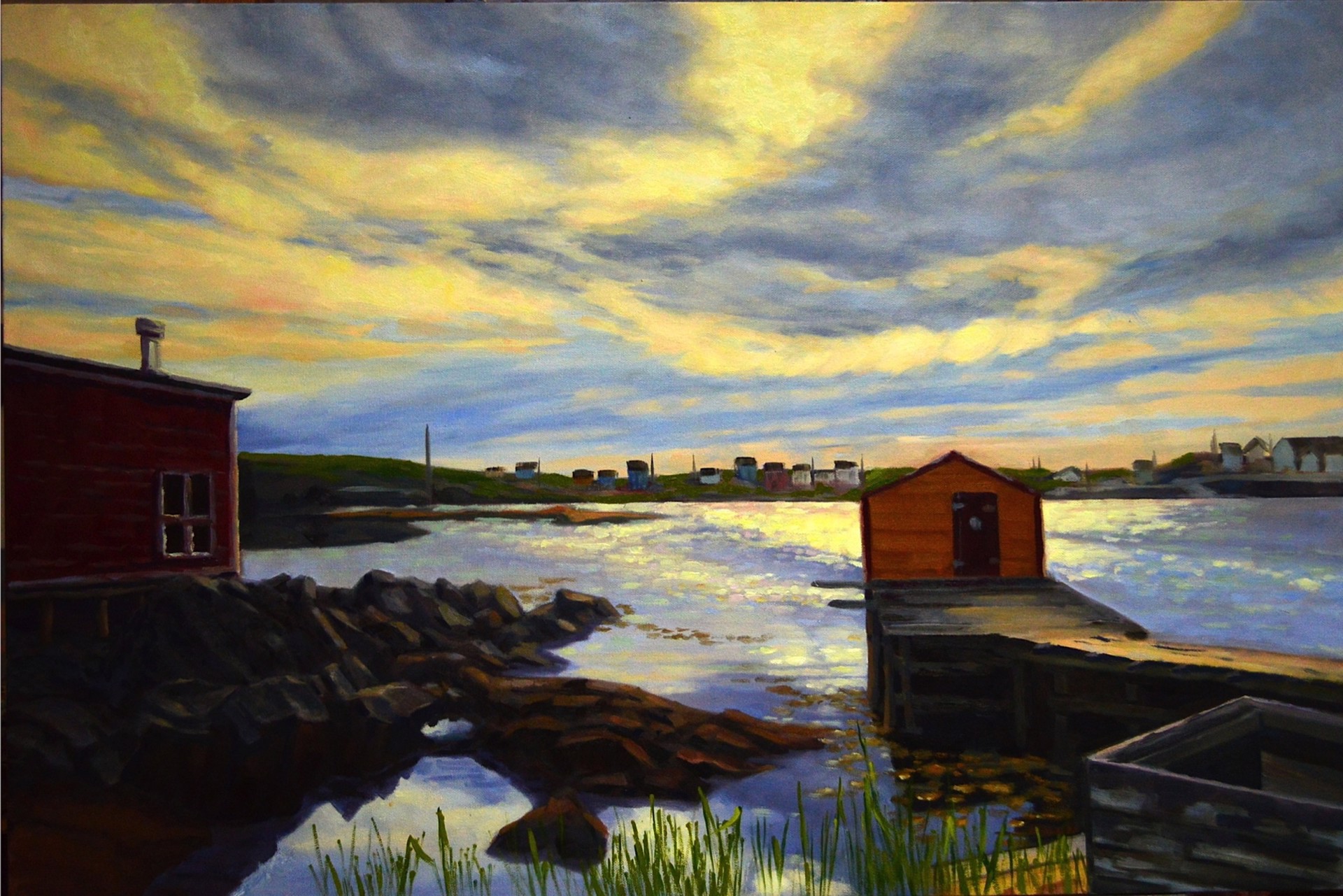 Raising Sun on Fogo Island by Michael Kilburn