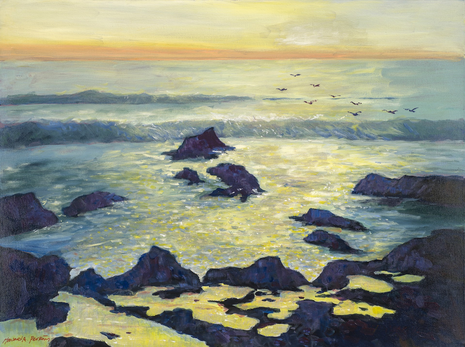 Tide Pools, Pacific Grove by Howard R. Perkins