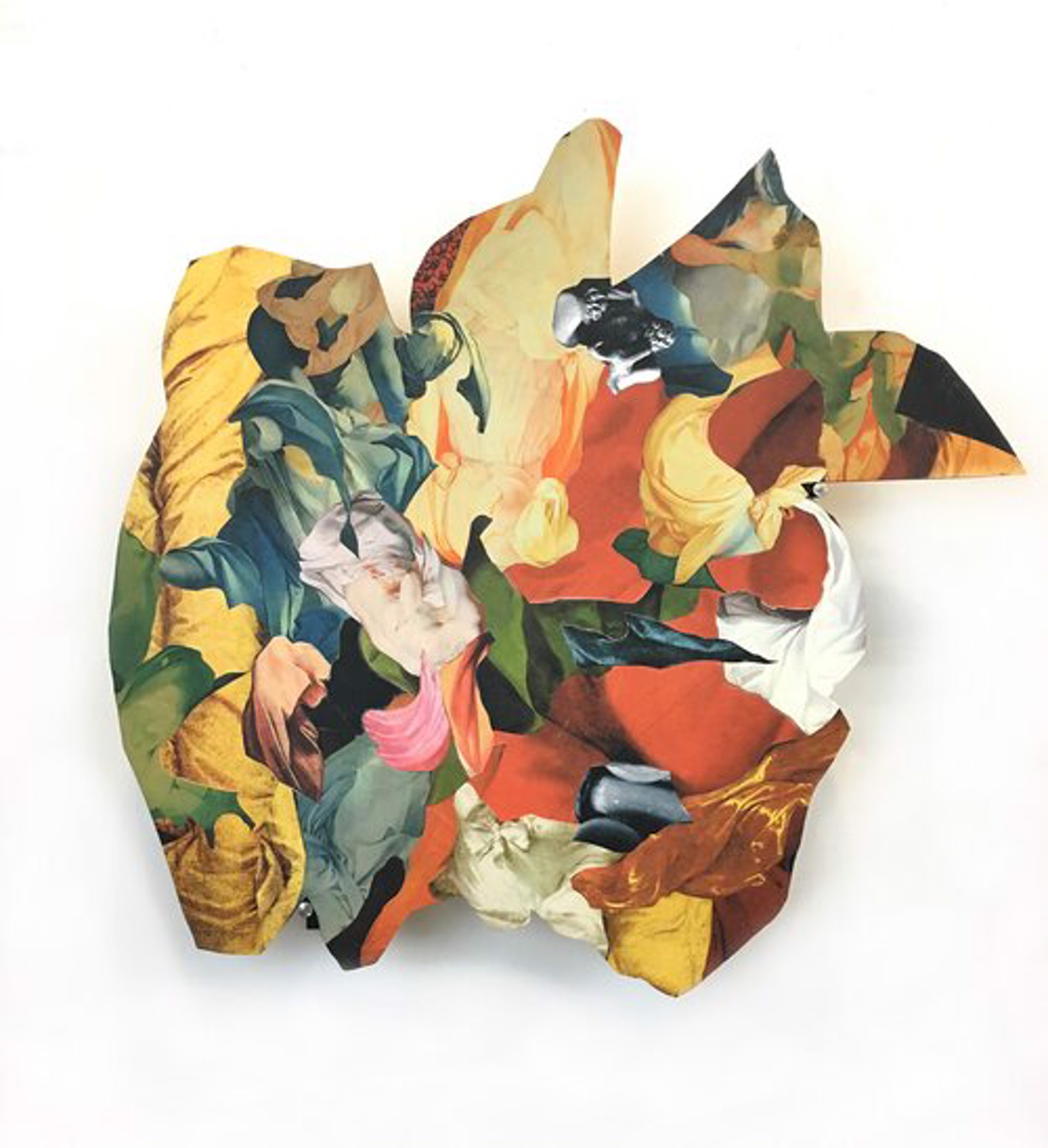 Untitled Shaped collage #2 by Ray Beldner