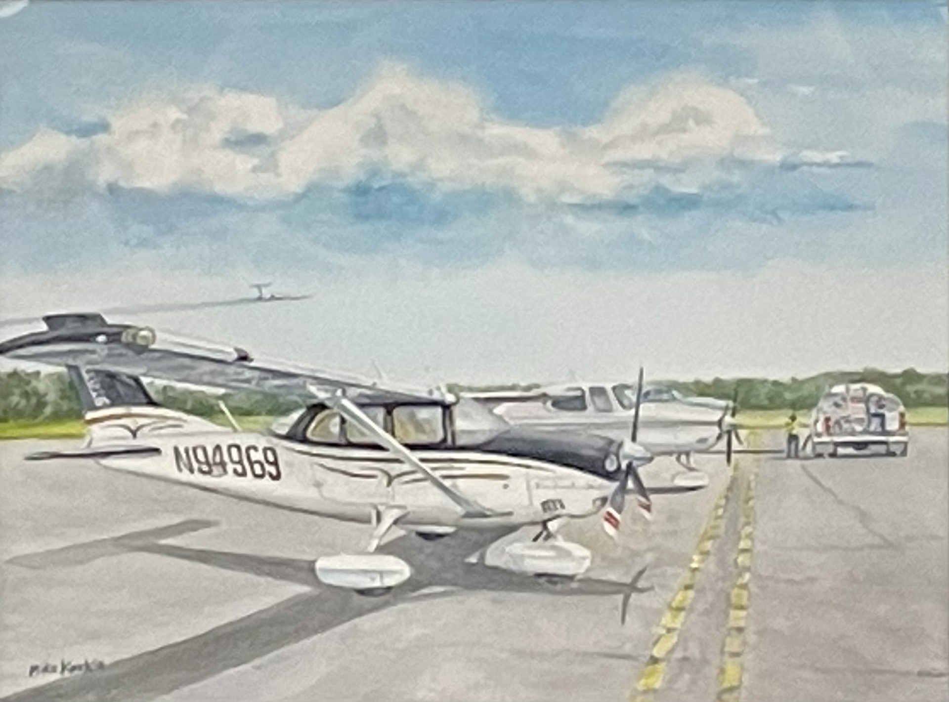 Refueling Standby by Mike Koskie