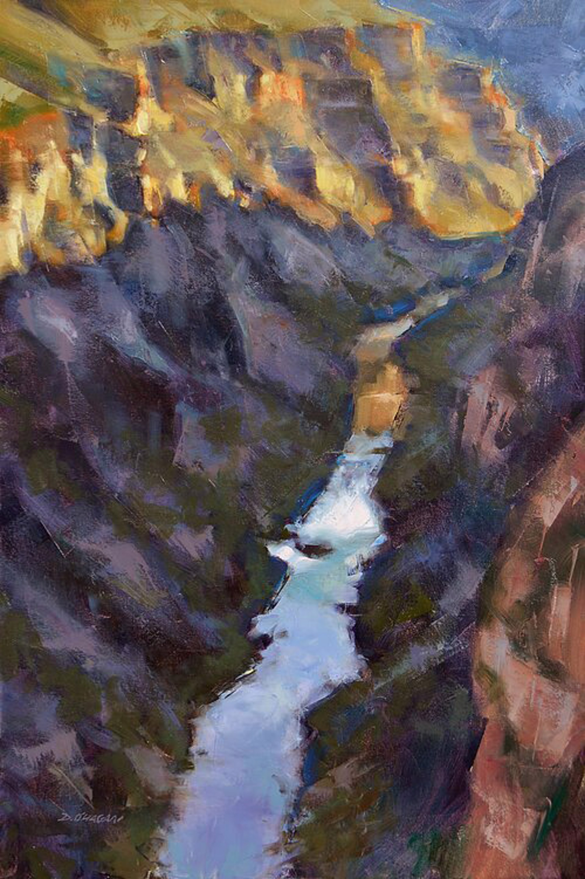 Early Morning Rio Grande Gorge by Desmond O'HAGAN