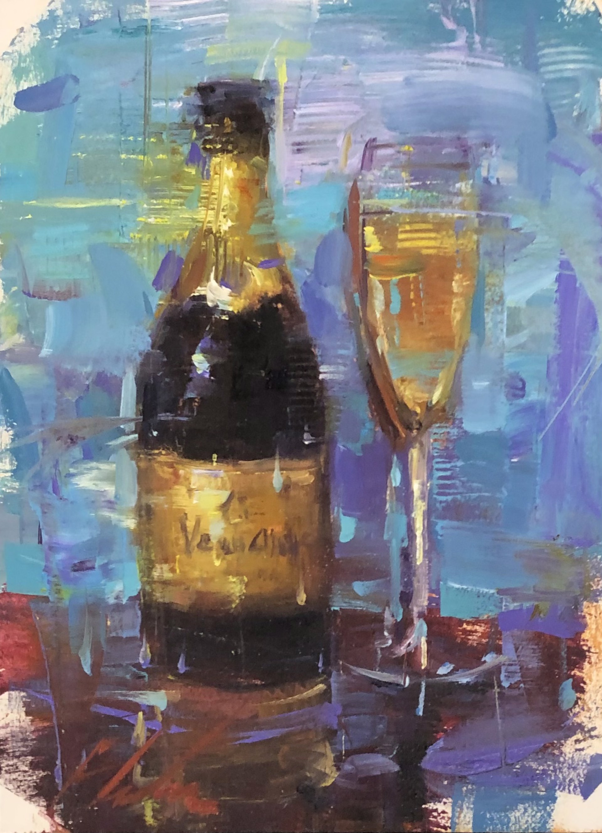 Untitled I (champagne) Made at Show by Michael Flohr