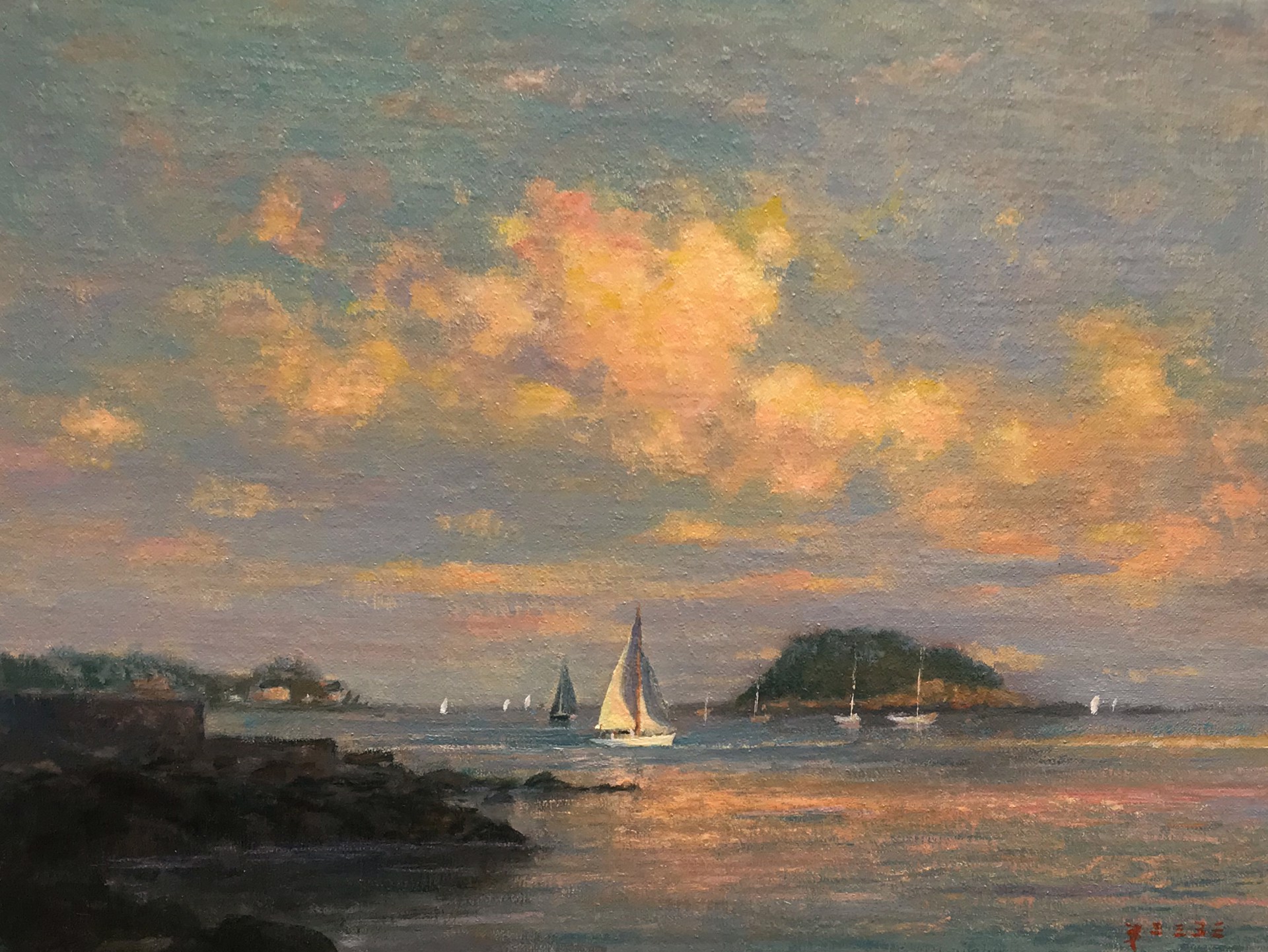 Coastal Scene, Madison by Paul Beebe