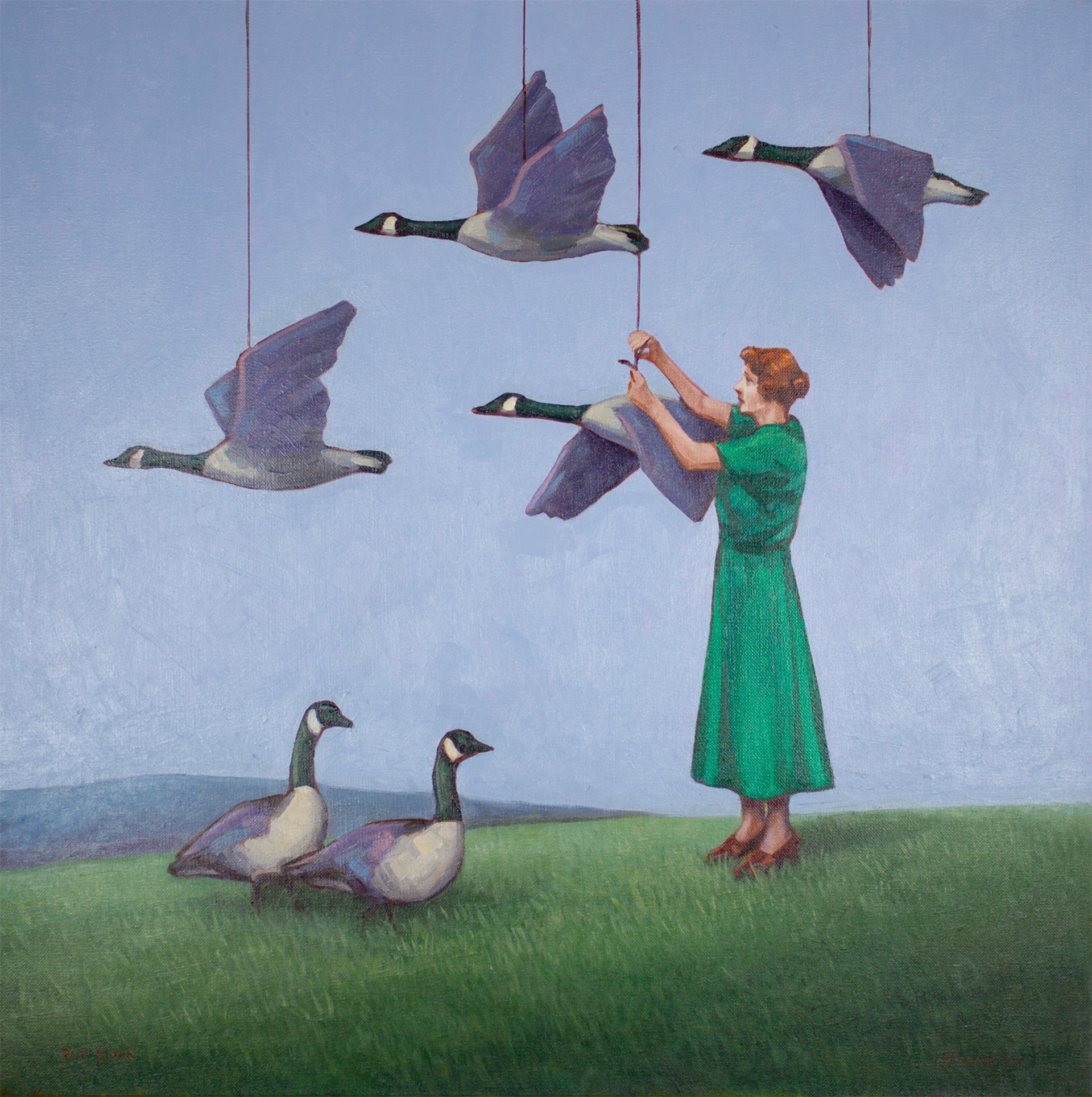 The Flock by Toni Hamel