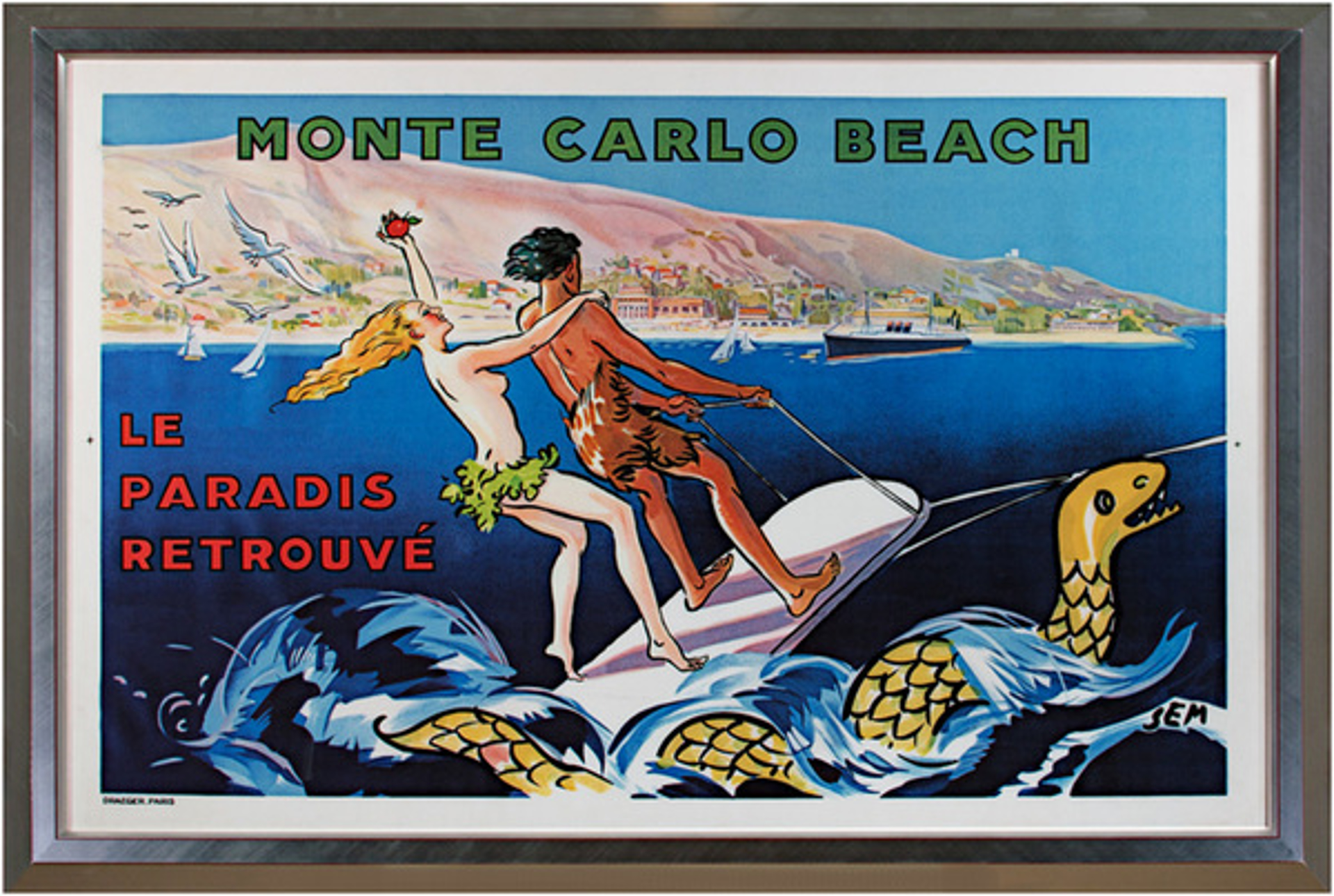 Monte Carlo Beach by (Georges Goursat) Sem