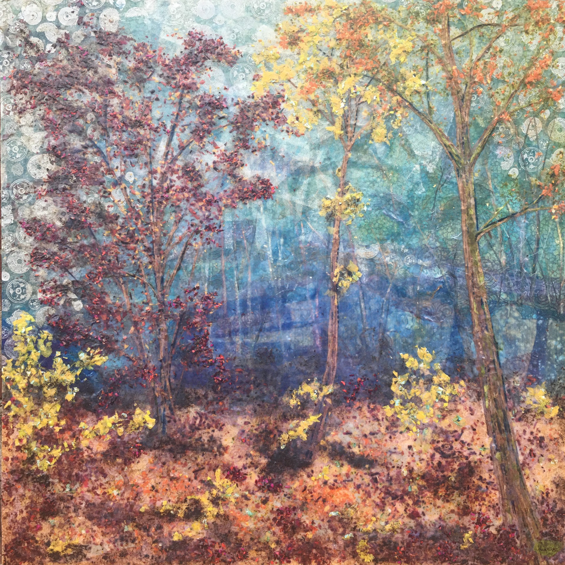 Foggy Forest- SOLD! by Laura Adams