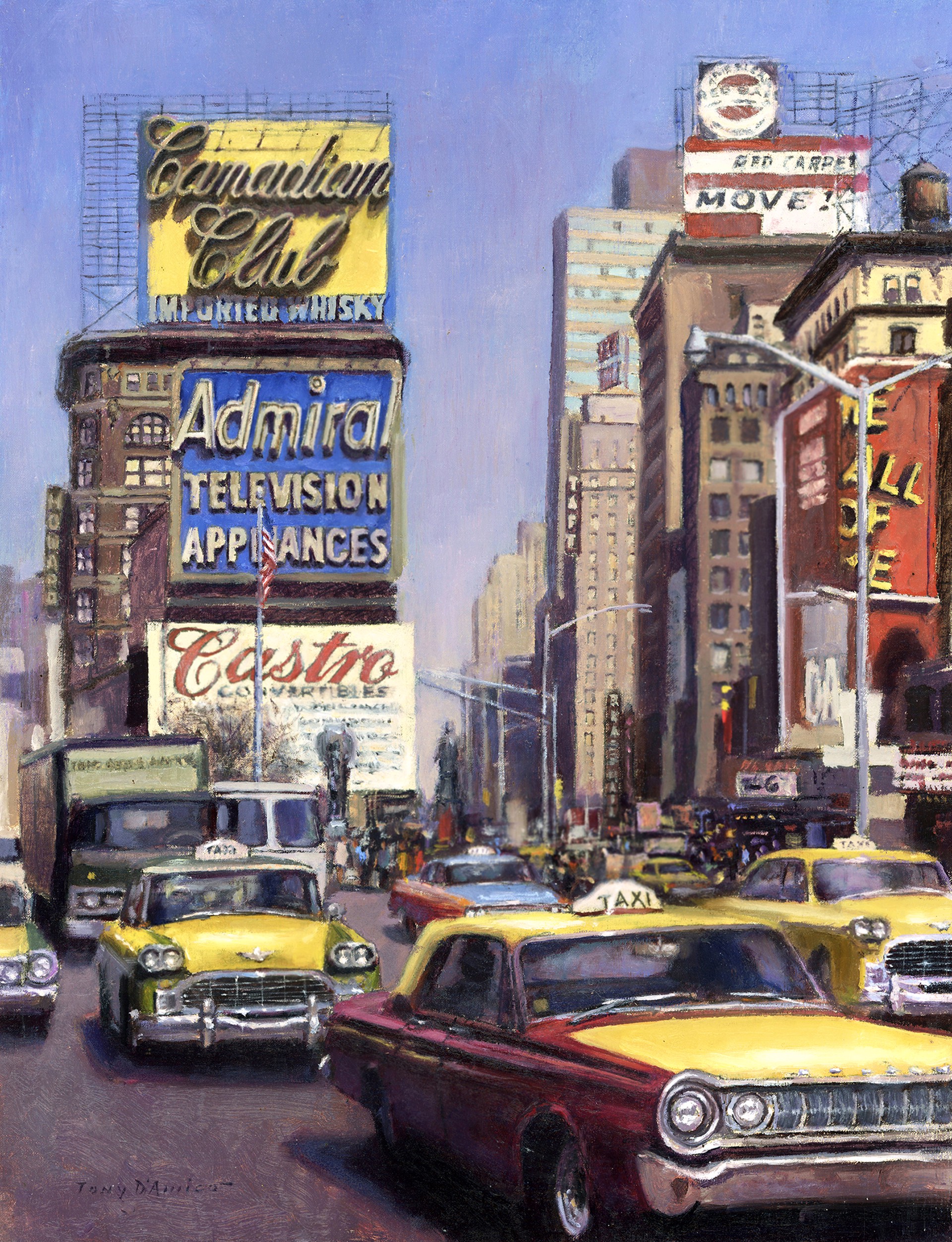The Rhythm of Times Square by Tony D'Amico