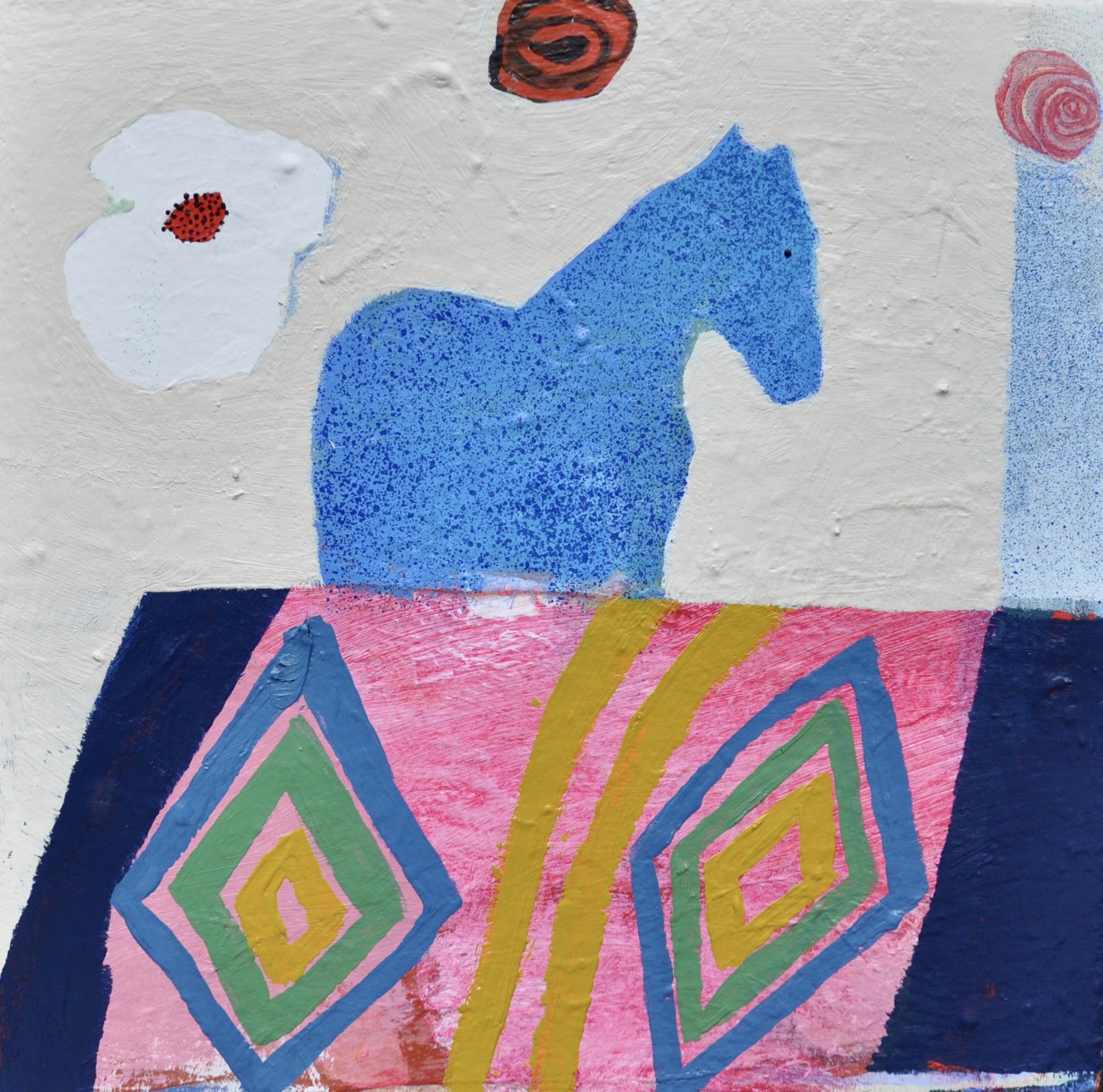 Blue Horse by Wendeline Matson