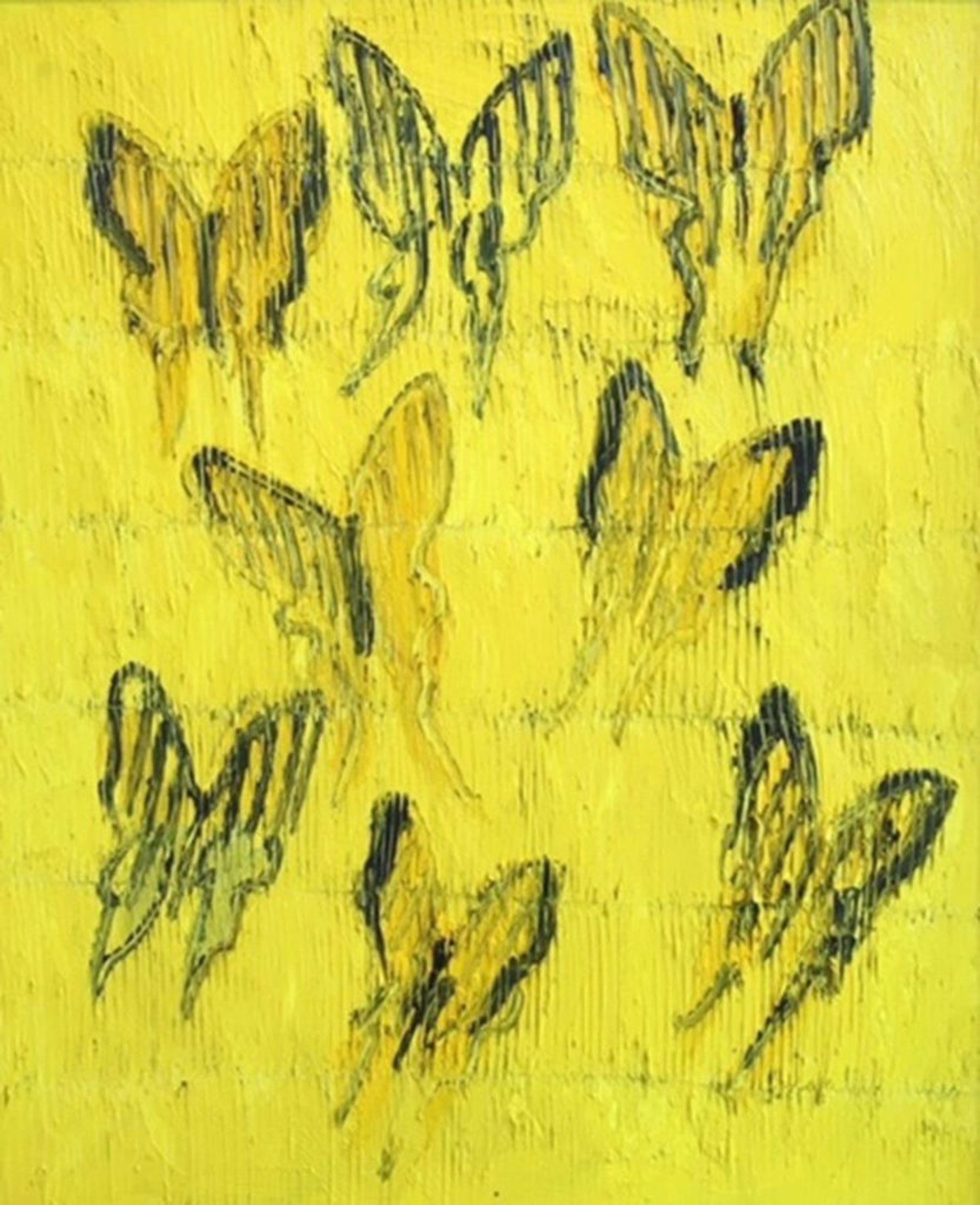 Yellow Flight by Hunt Slonem