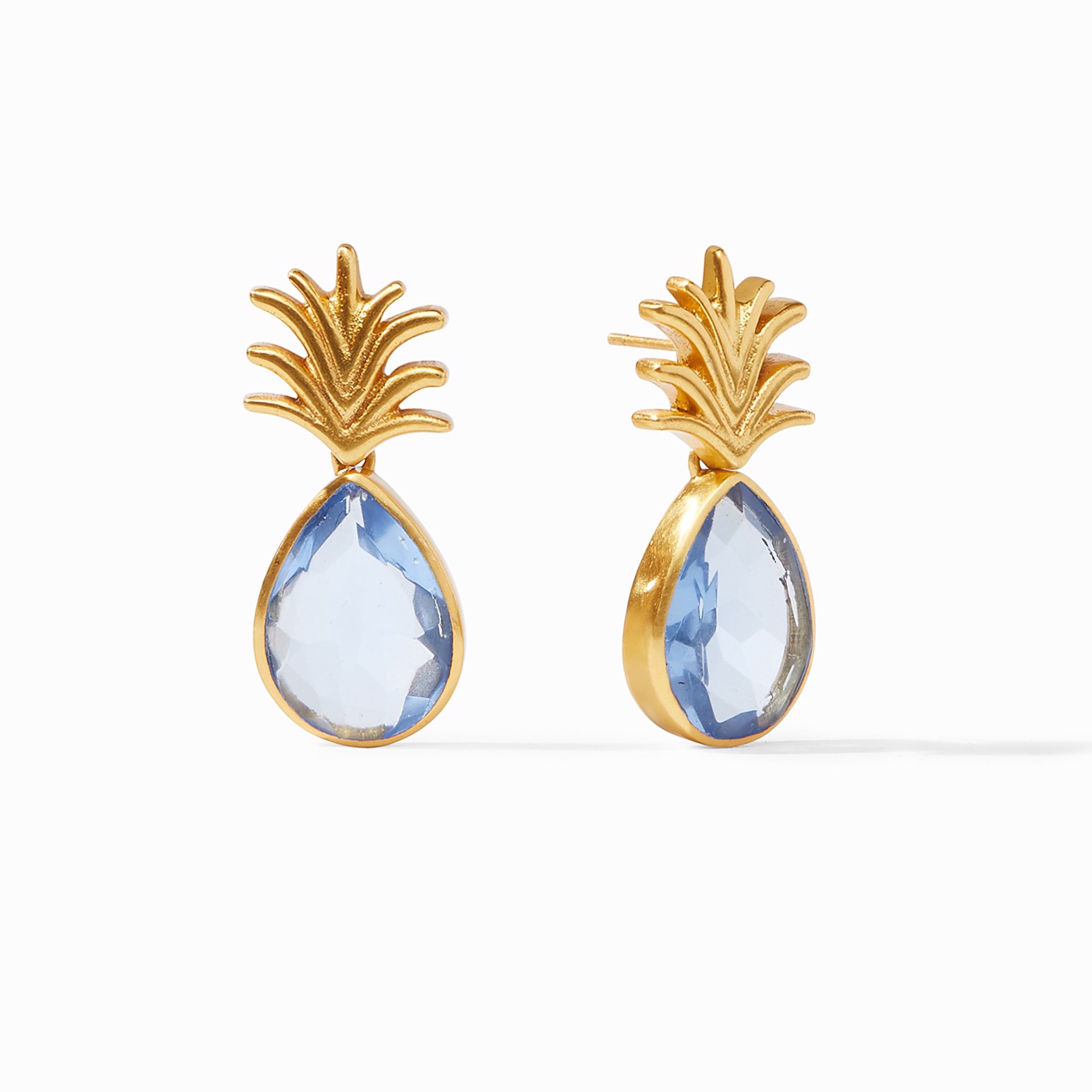 Pineapple Earring - Chalcedony Blue by Julie Vos