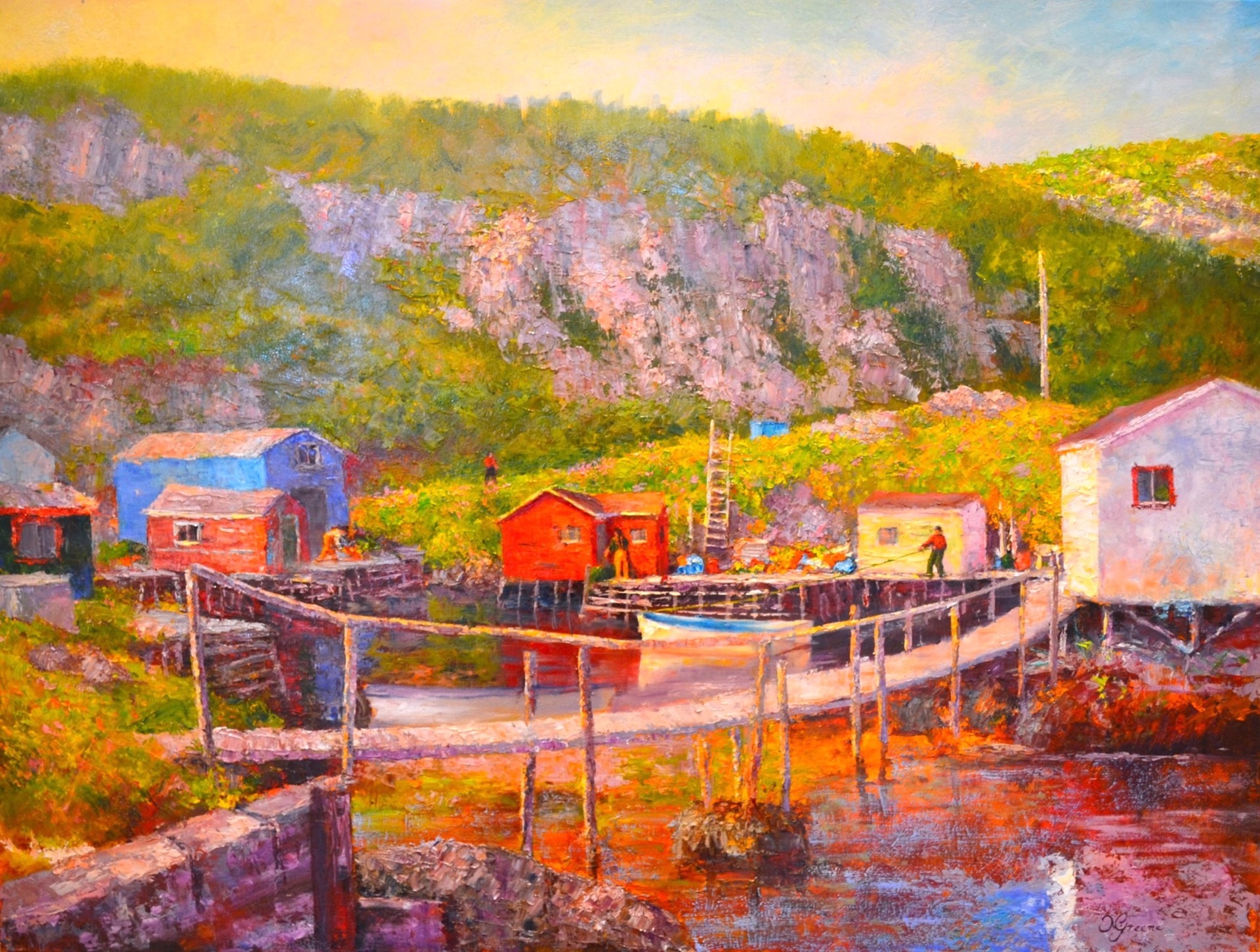 Outport Morning by Michael Greene