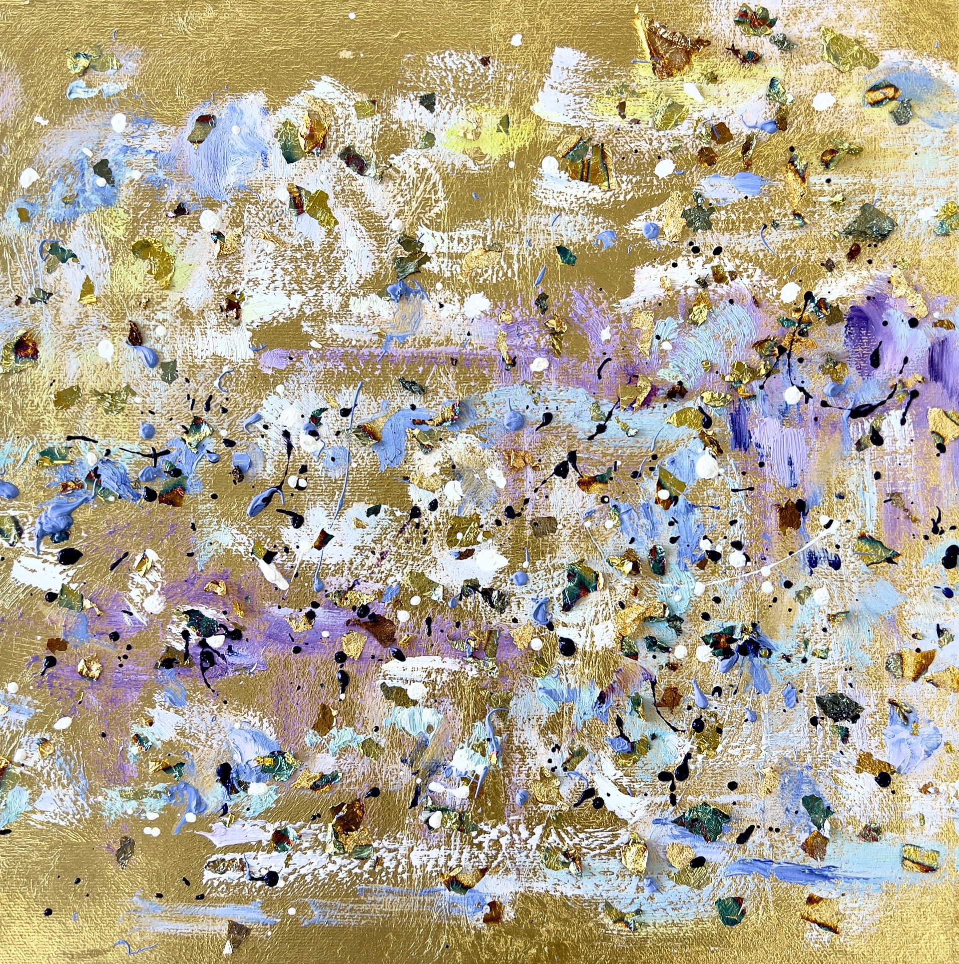 Gold Fireworks Above by Michelle Sakhai