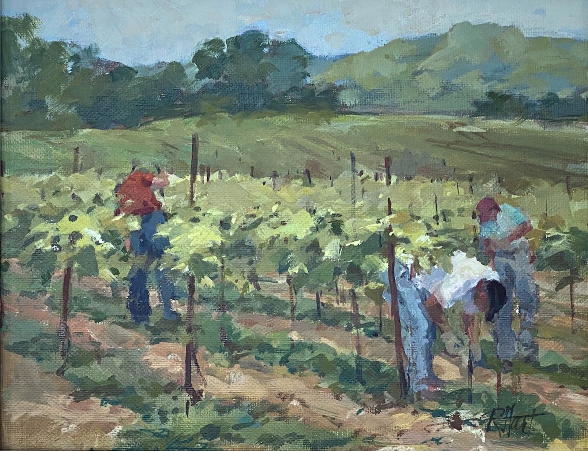 Tending the Vines by Roianne Hart