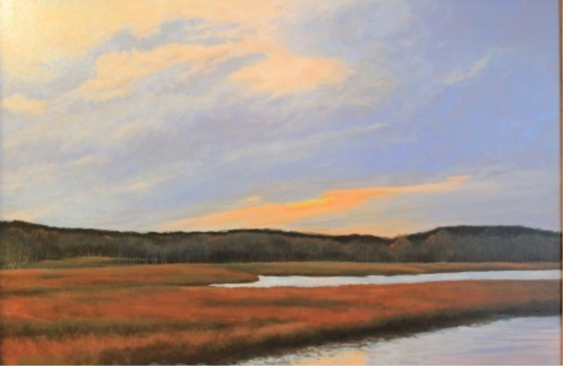 Salt Marsh at Wells, Maine by Douglas H. Caves Sr. Portland Art Gallery