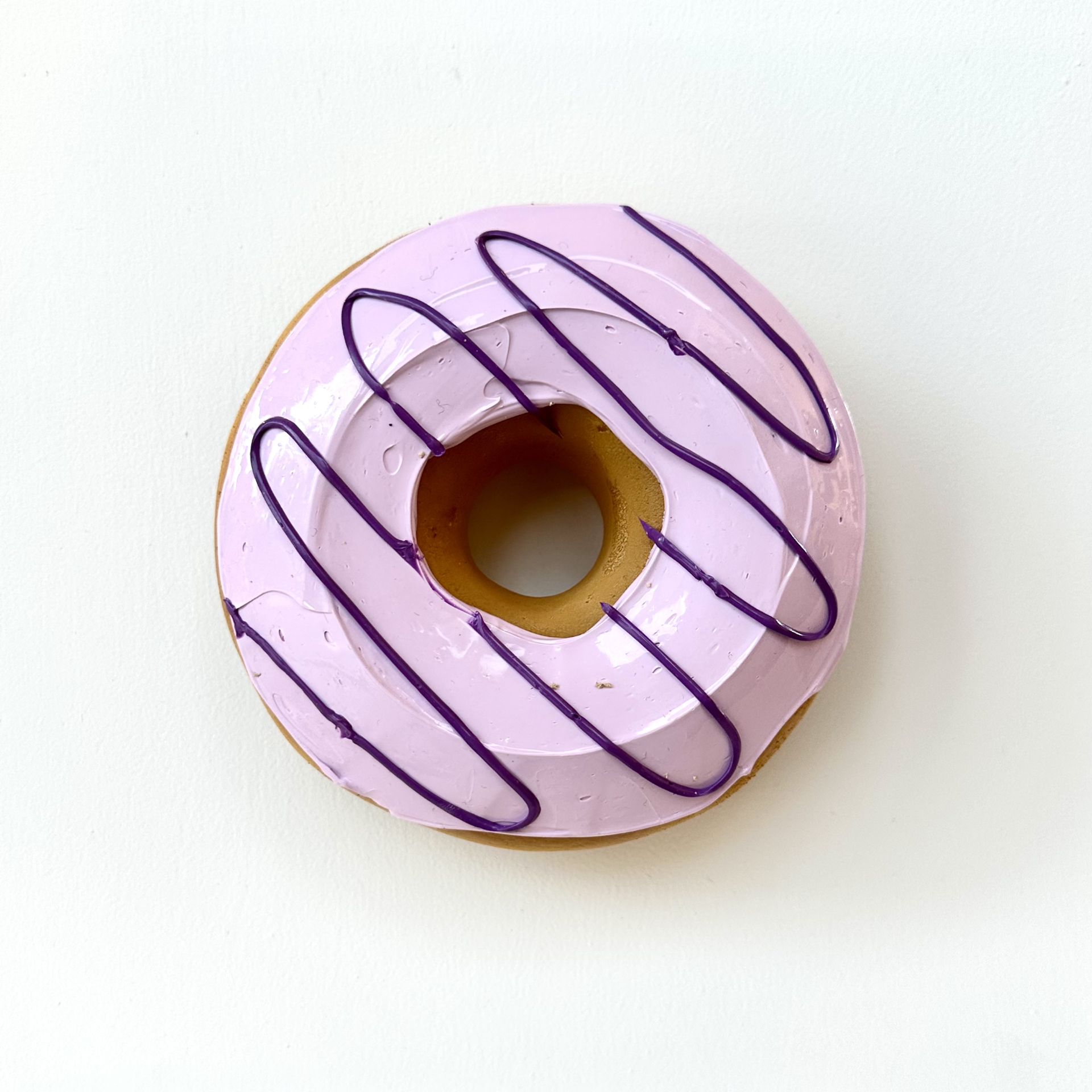 Purple Swirl Donut by Anna Sweet