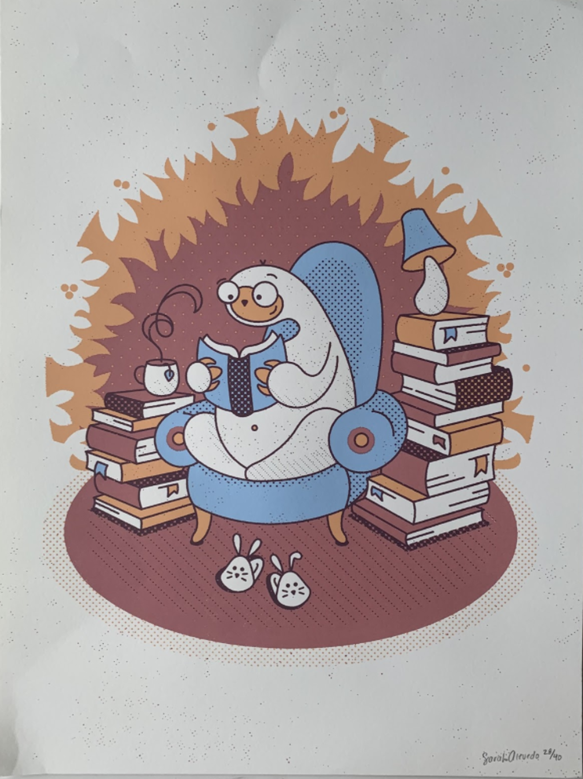 Reading Sloth by Sarah Acevedo