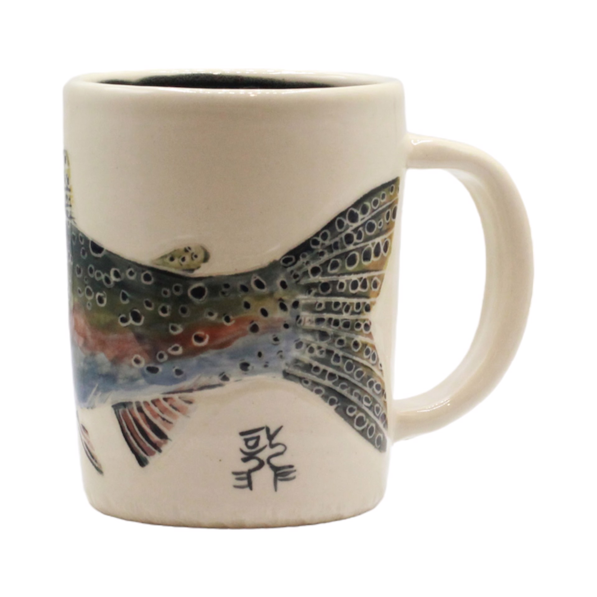 Large Trout Mug by Kim Filiaggi