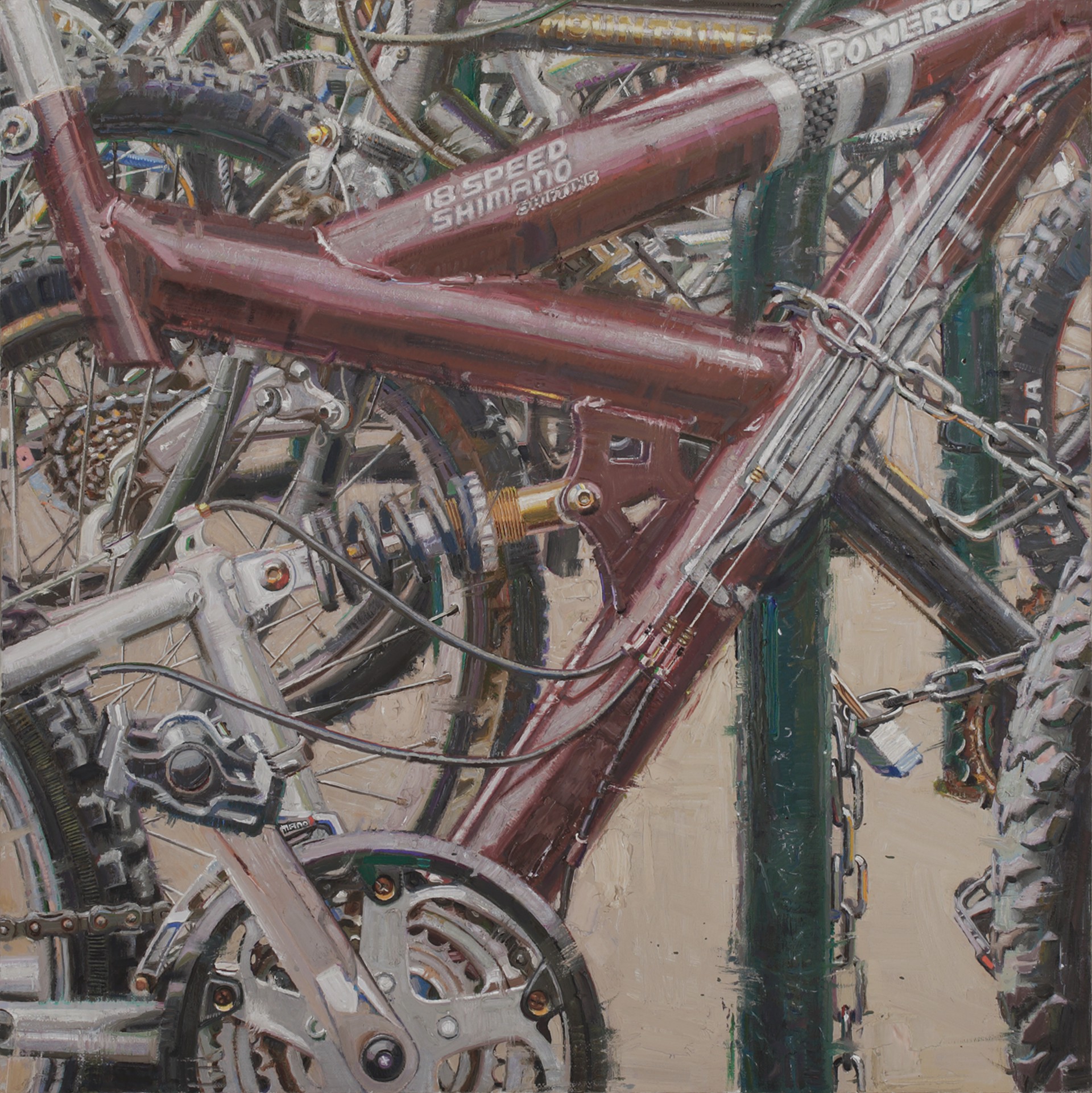 Bicycles III by Dianne L Massey Dunbar